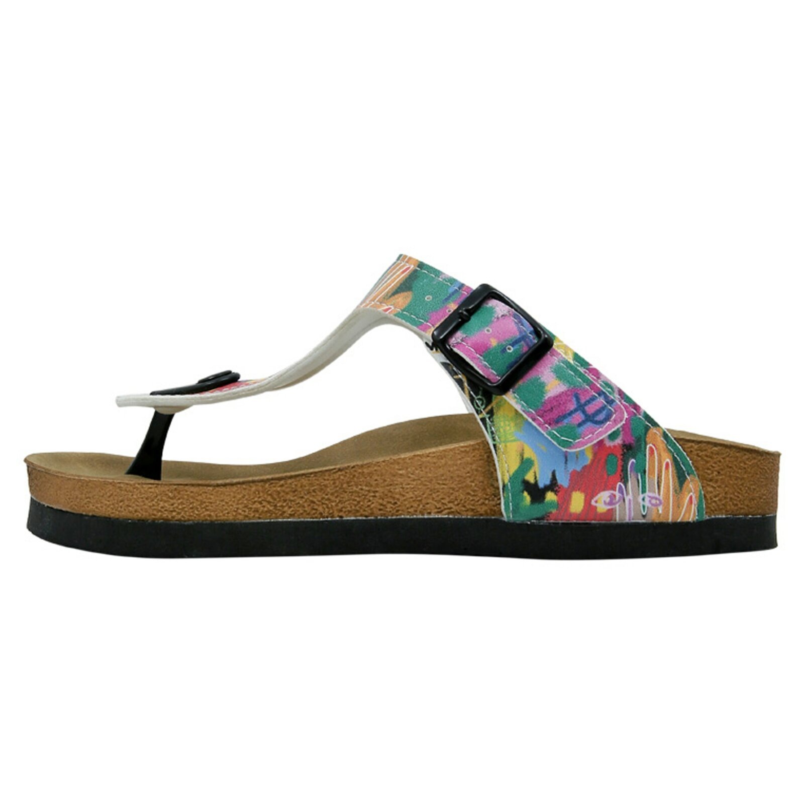 DOGO Zehentrenner "Lila Zehentrenner No More Drama Damen Sandalen, Lila" Handgefertigt