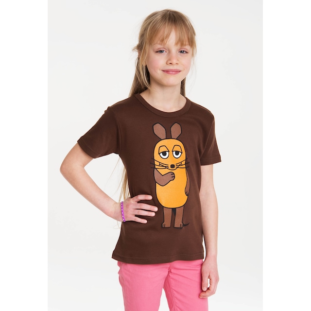 LOGOSHIRT T-Shirt »Die Maus«, mit lizenziertem Originaldesign ▷ für | BAUR