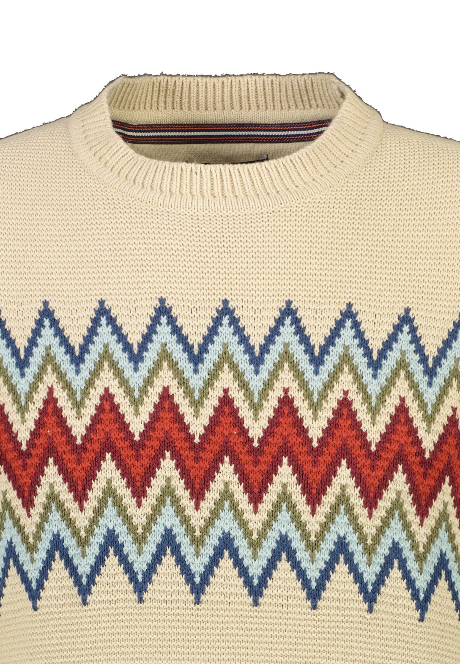 LERROS Norwegerpullover »LERROS Rundhalsstricker *Graphic Norway*«