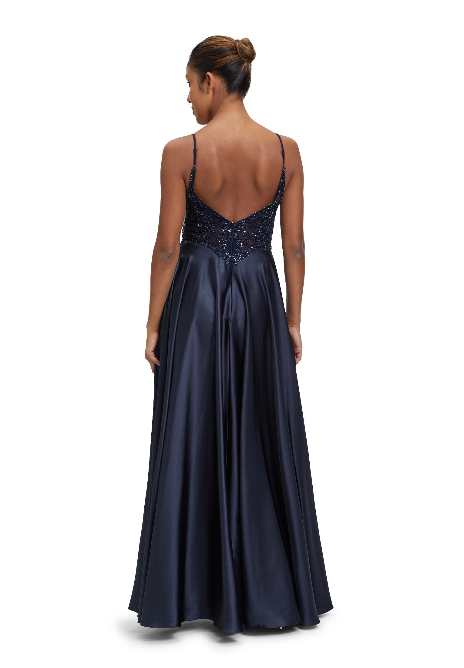 Vera Mont Abendkleid »Vera Mont Damen Abendkleid mit Placement«, Effektgarn