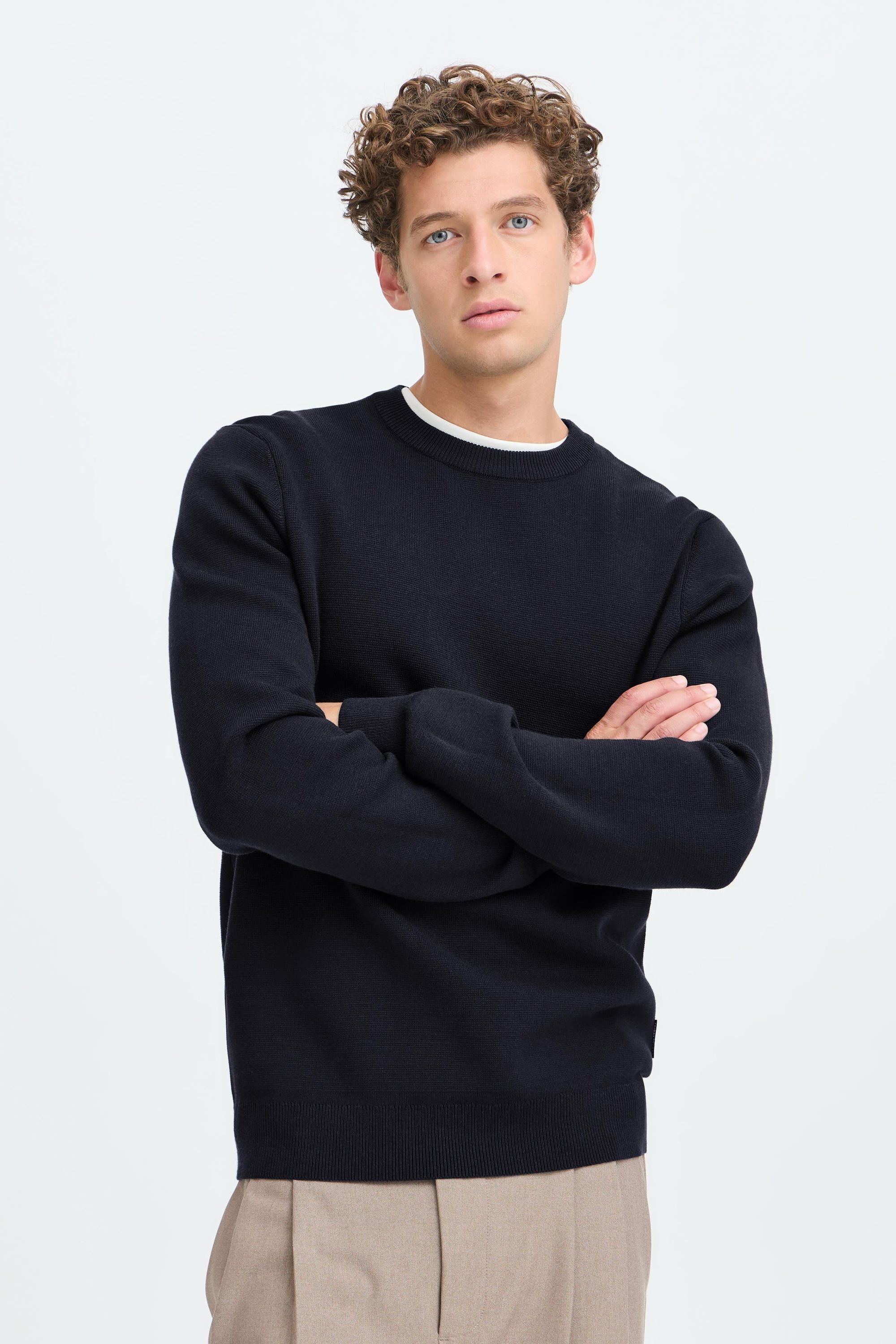 Casual Friday Strickfleece-Pullover »Strickpullover CFTheo«