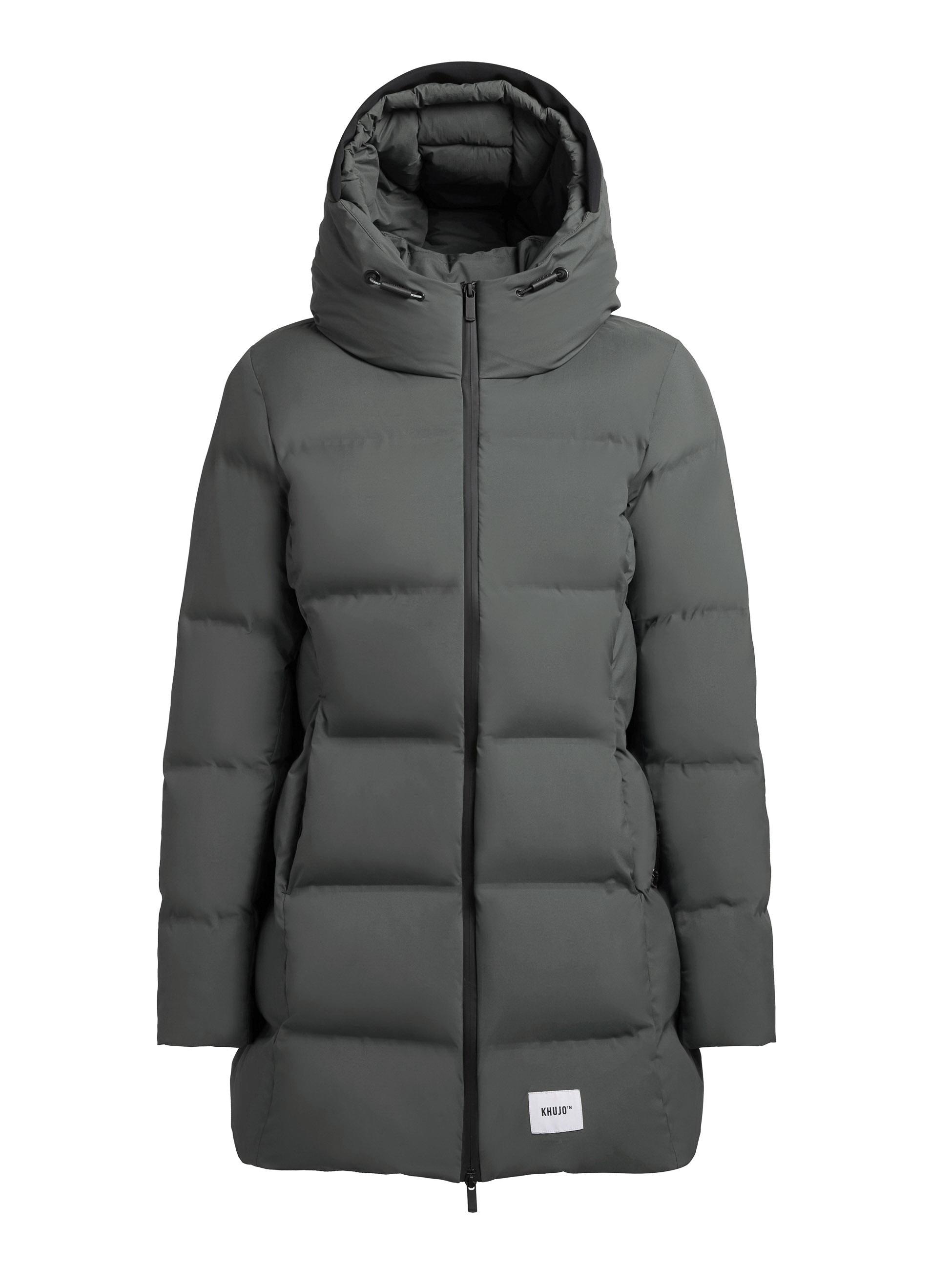 khujo Kurzmantel »Tanare4« Warmer Damen Puffermantel mit Kapuze