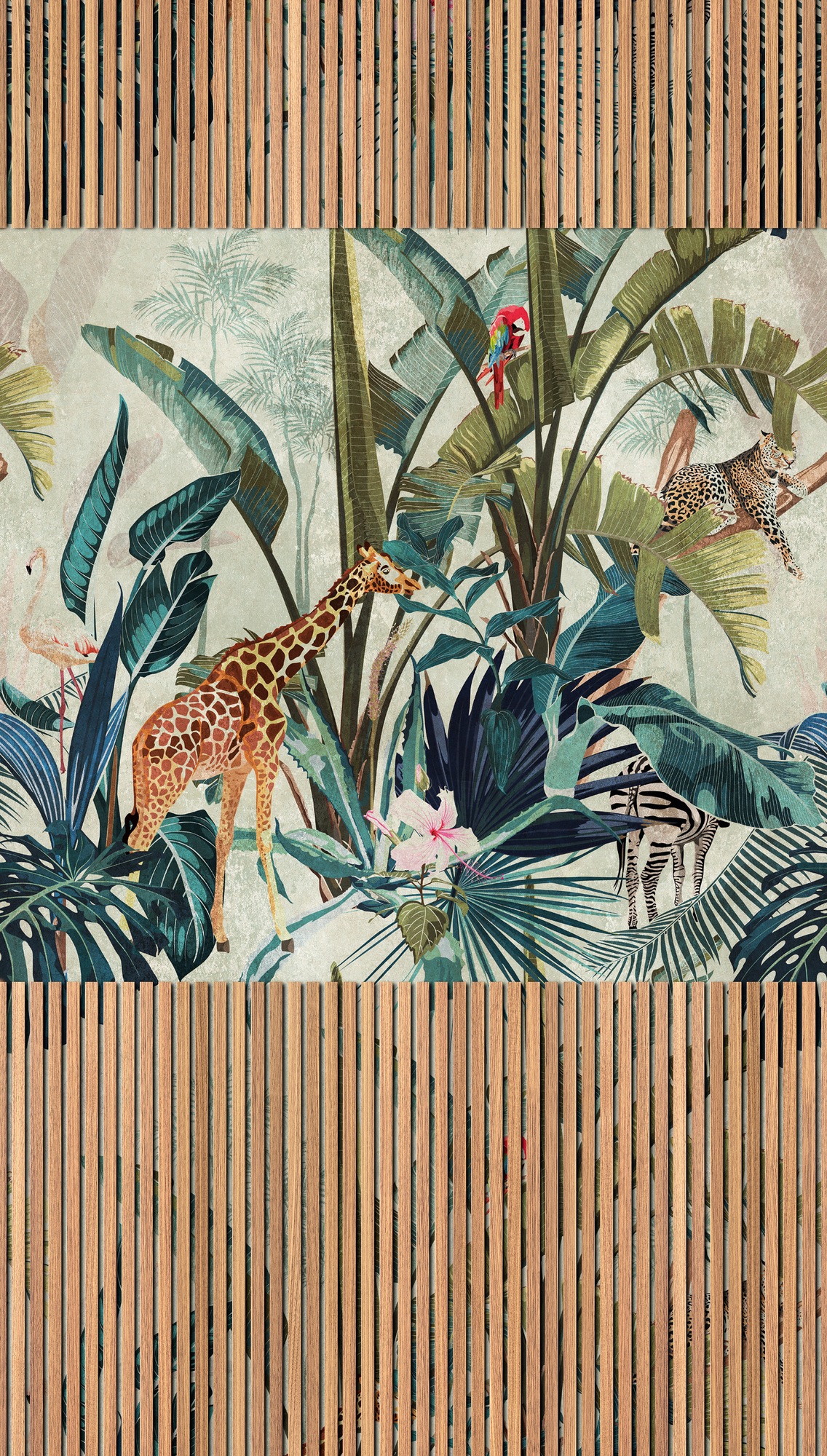 Stories of Life Mural Jungle Oasis Mural 398531