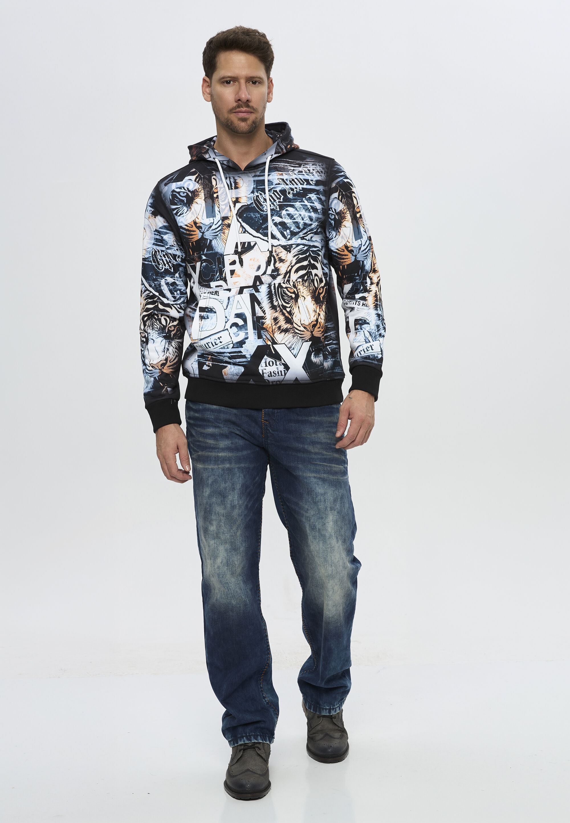 Cipo & Baxx Kapuzenpullover »Hoodie« mit Kapuze