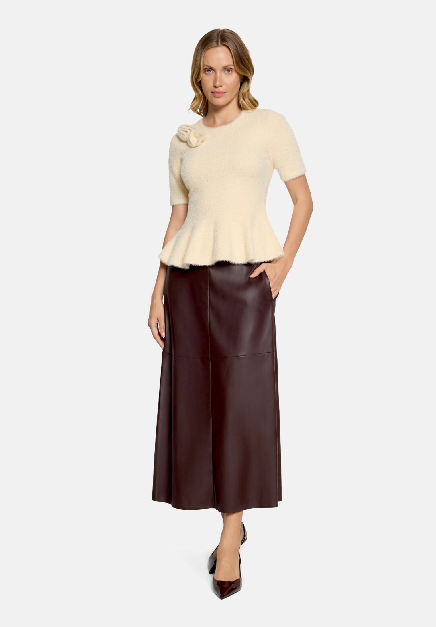 Vera Mont Kurzarmshirt "Damen mit Rundhalsausschnitt" 1