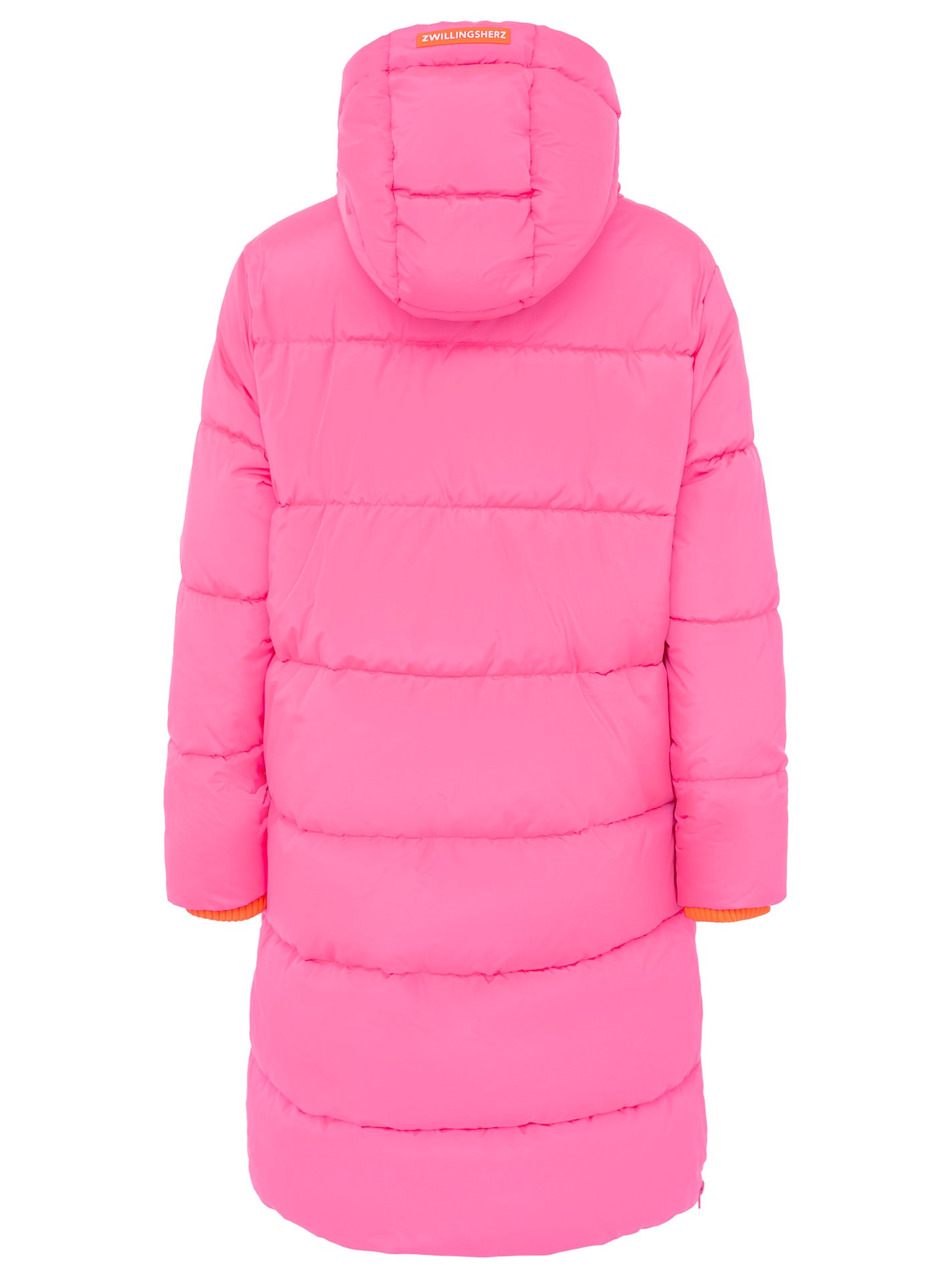 Zwillingsherz Steppmantel »„Cozy“« Kapuze, farbliche Details, Reißverschluss, elastische Bündchen