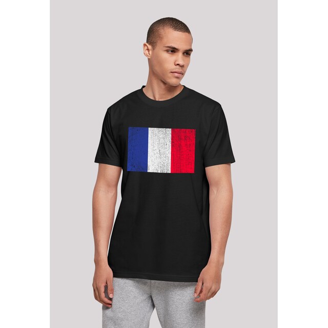 F4NT4STIC T-Shirt »Frankreich Flagge France distressed«, Print ▷ bestellen  | BAUR
