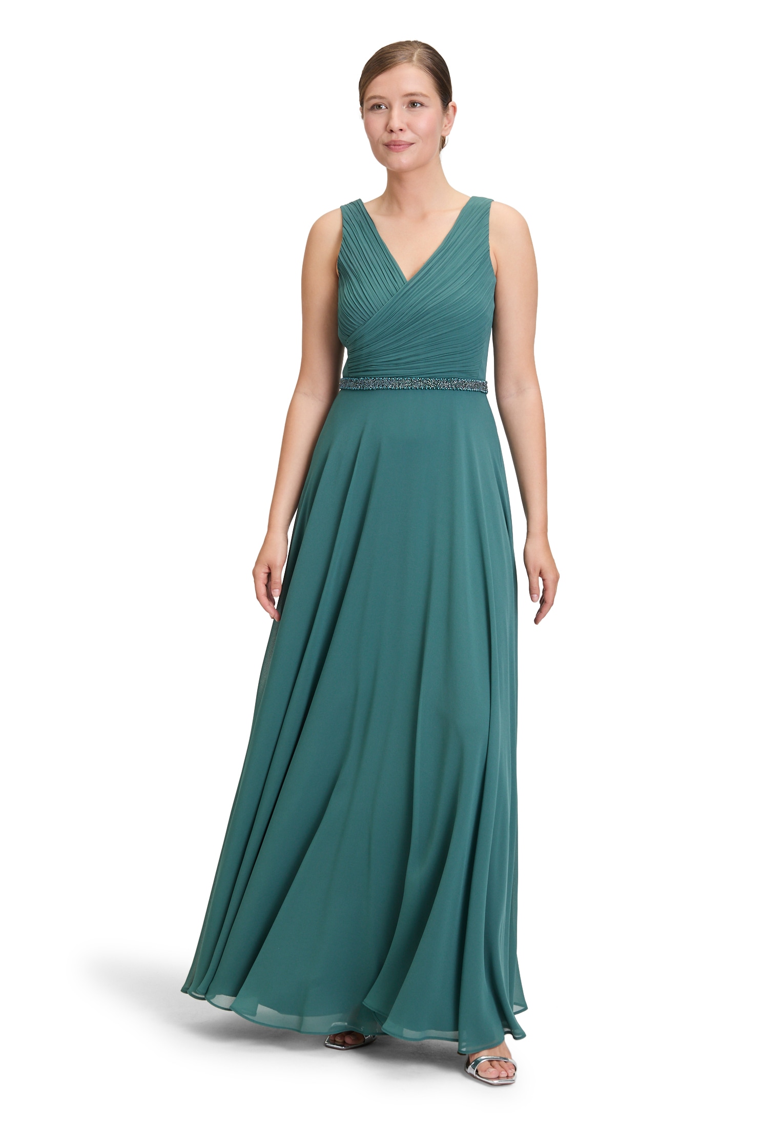 Vera Mont Abendkleid "Damen mit Plissee" Ohne Tasche günstig online kaufen