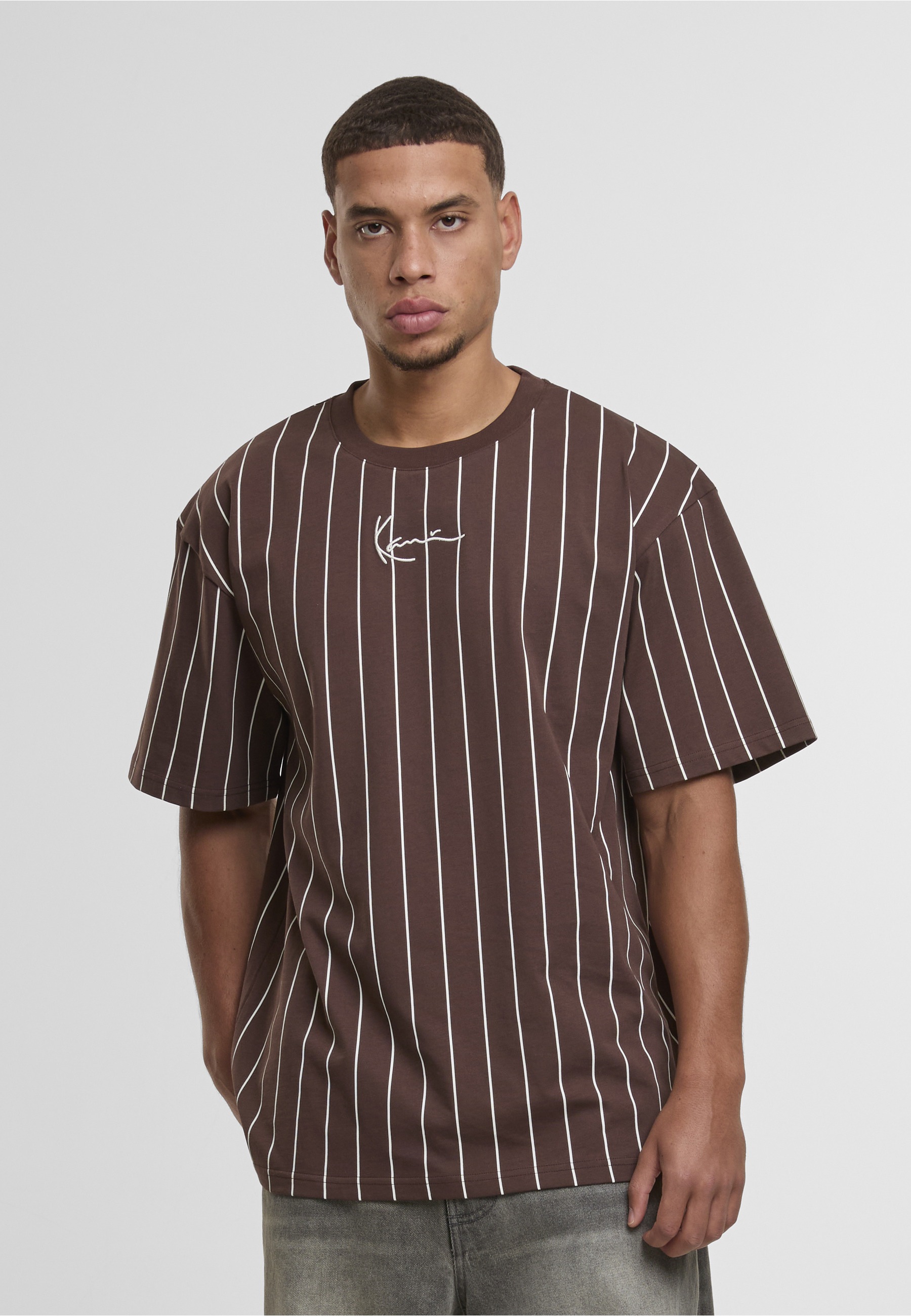 Karl Kani T-Shirt »Karl Kani Small Signature Essential Pinstripe Tee« 1