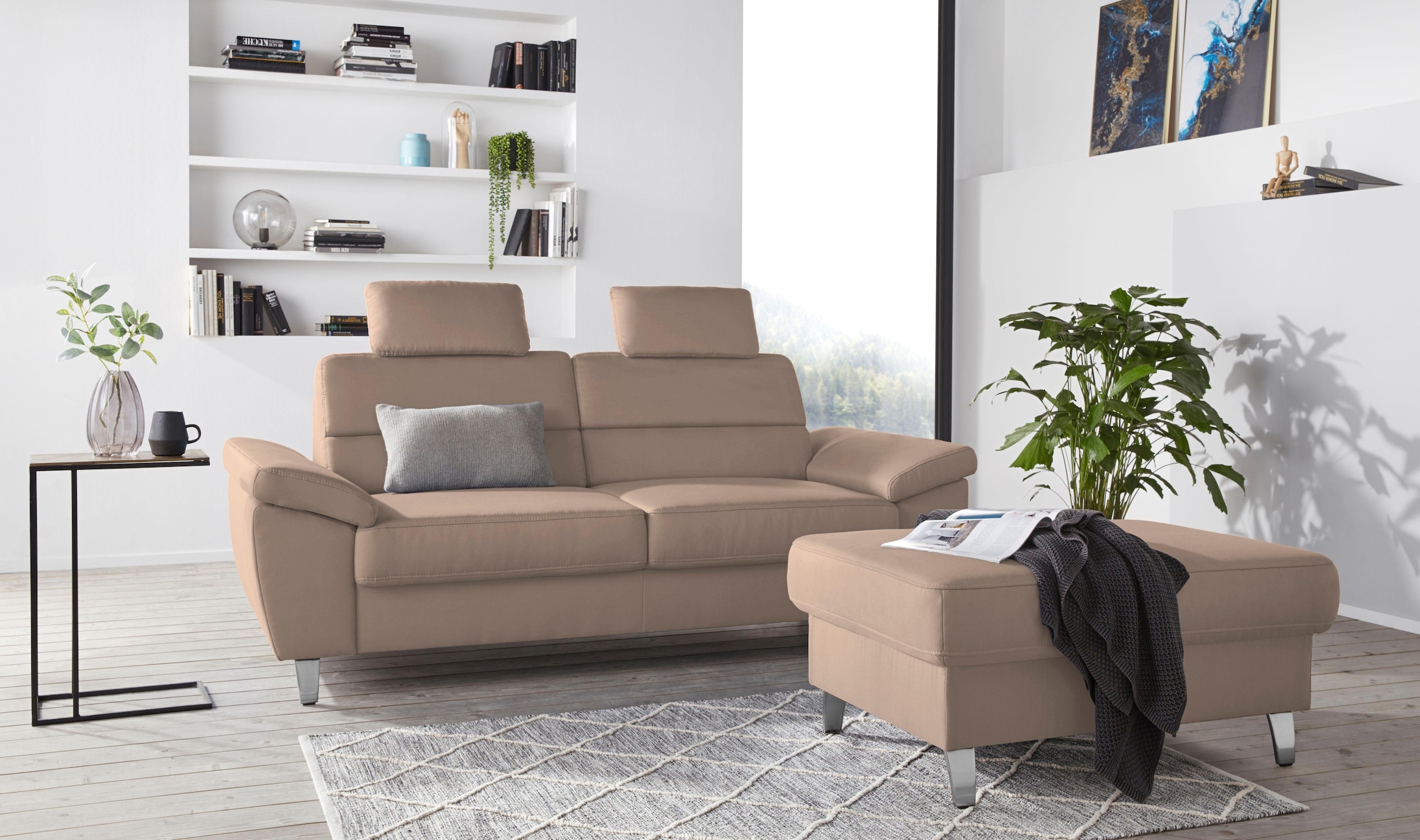 sit&more 2,5-Sitzer »Sorano«, Breite 208 cm