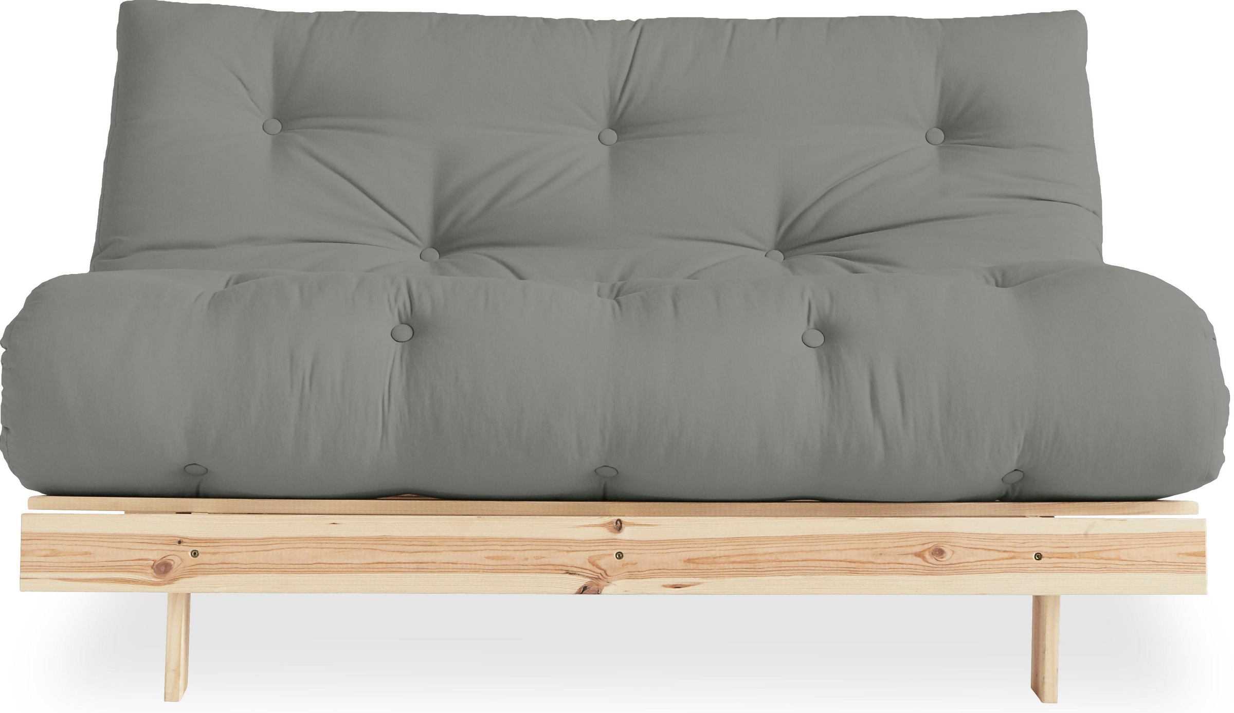 Karup Design Daybett "Roots Sofa Bed, Schlafsofa, Bettfunktion, FSC-Massivholz" Inkl. Futonmatratze, Made in Europe, langlebig, B: 140 oder 160 cm