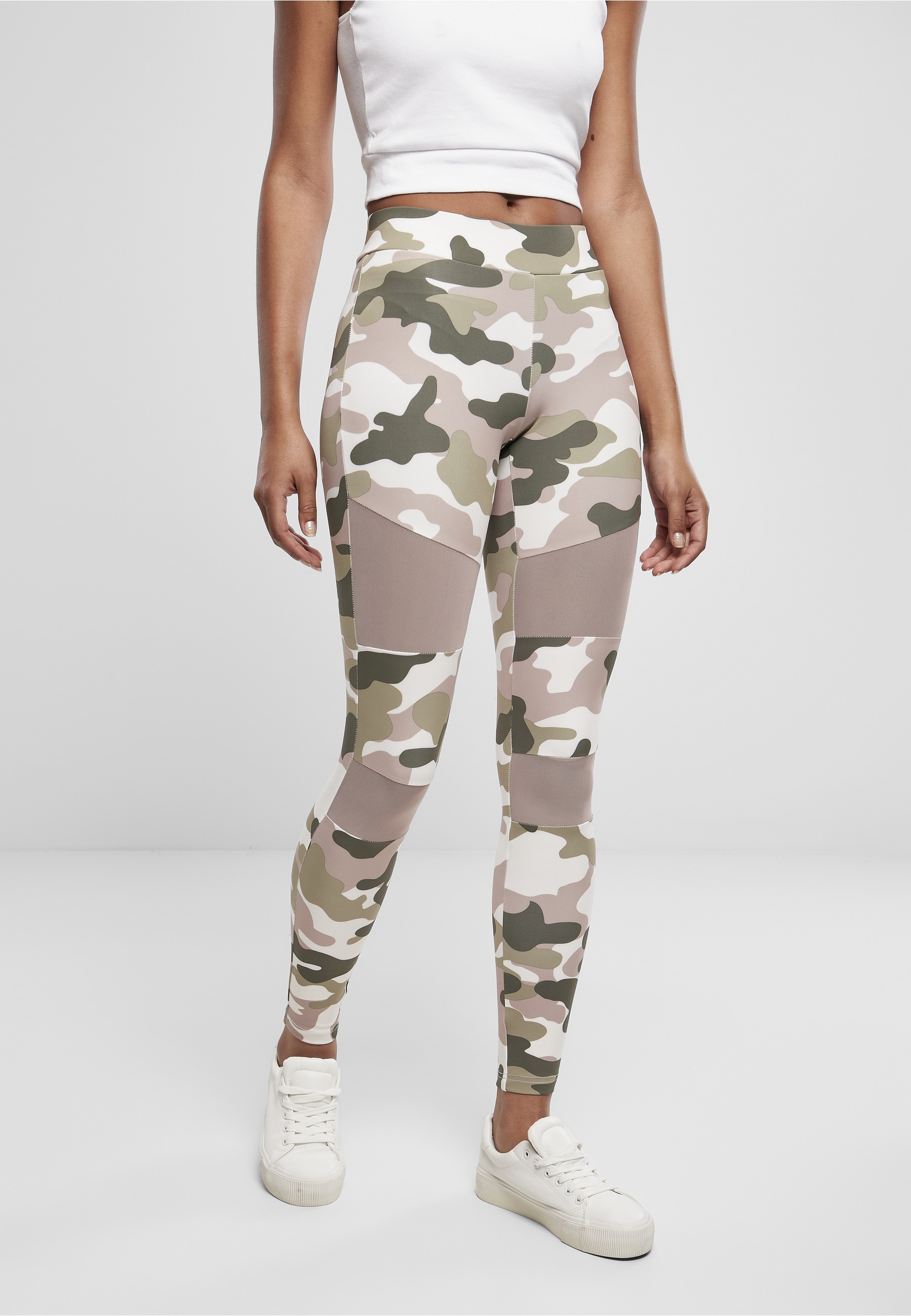 URBAN CLASSICS Leggings »Urban Classics Damen Ladies Camo Tech Mesh Leggings«