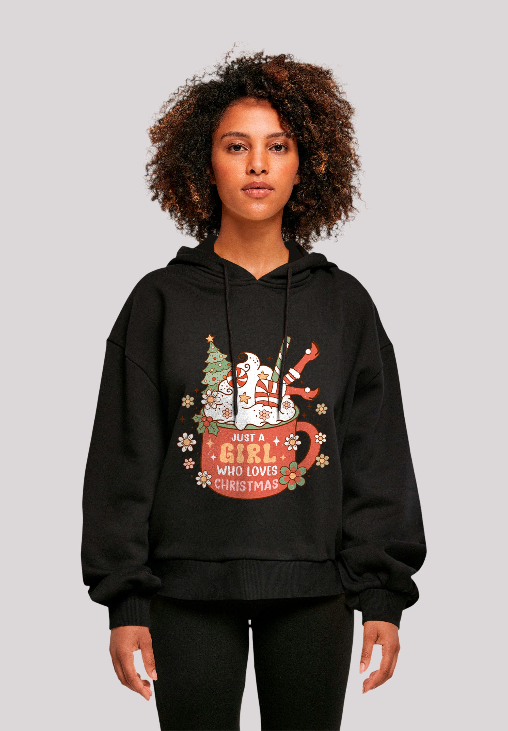 Kapuzenpullover »Just A Girl Who Loves Weihnachten Hot Chocolate«, Premium Qualität,...