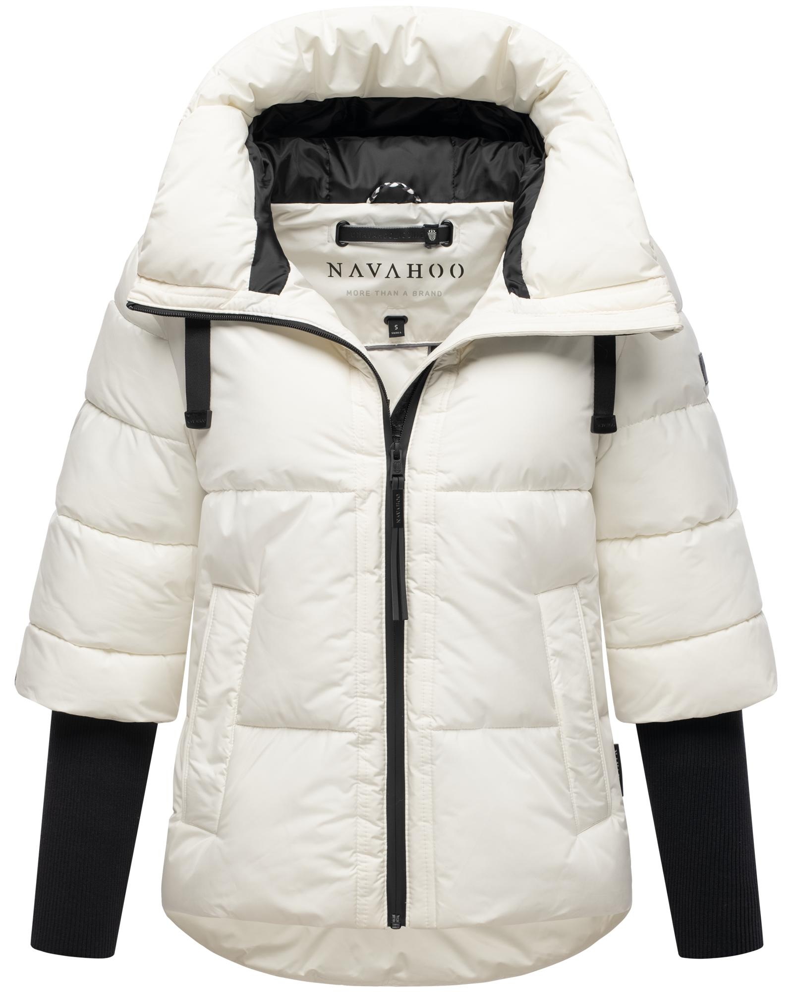 Navahoo Steppjacke "Lotusherz XIV", mit Kapuze, Warme gesteppte Winterjacke günstig online kaufen