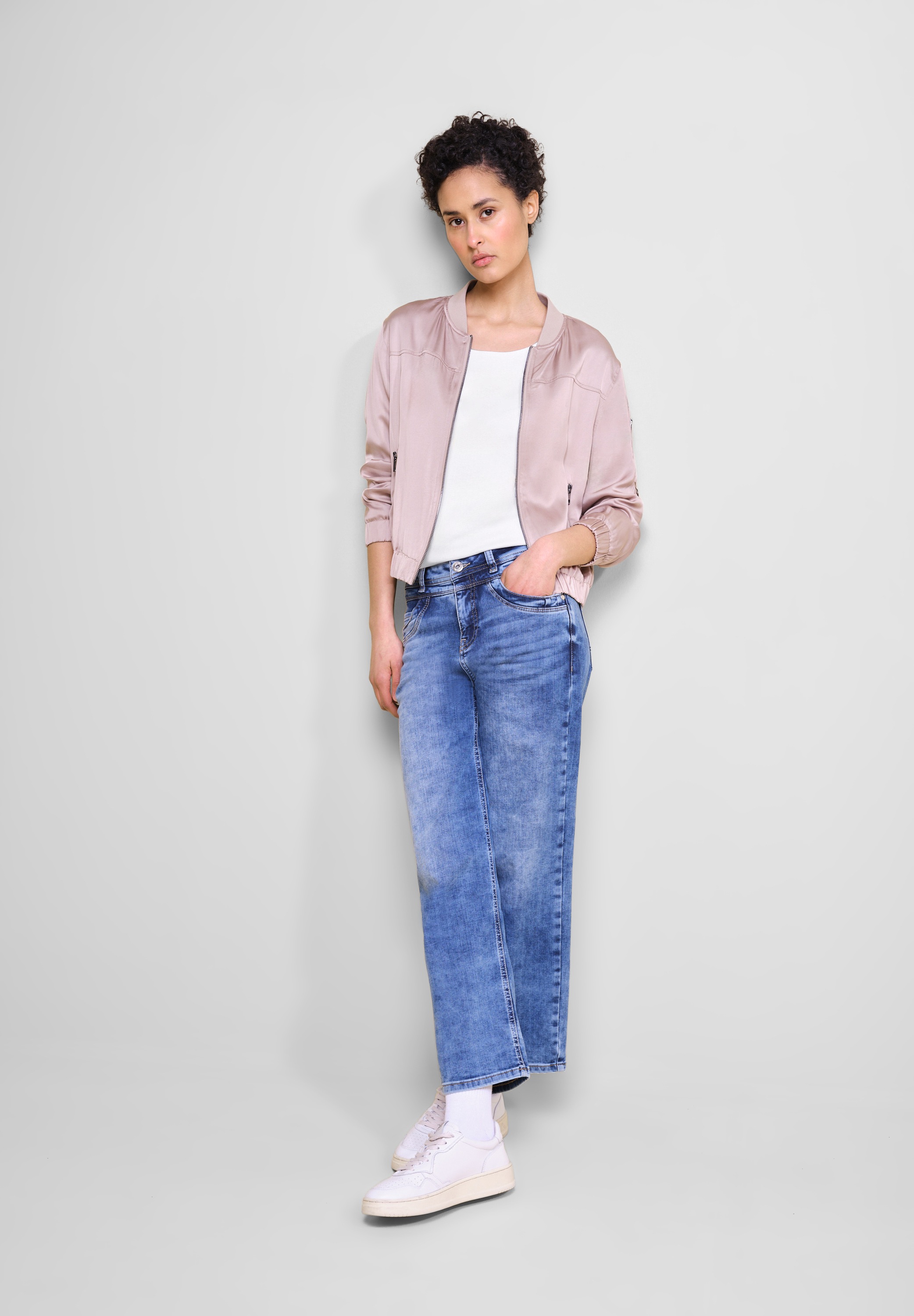 STREET ONE 3/4-Arm-Shirt, mit Rundhalsausschnitt