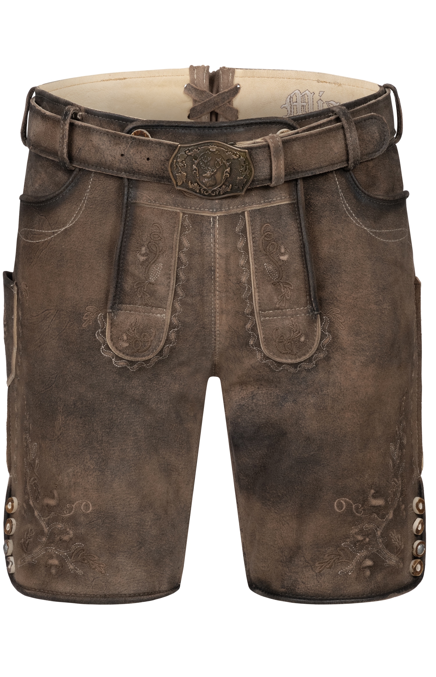 Nübler Trachtenlederhose "Lederhose kurz Winsen" günstig online kaufen