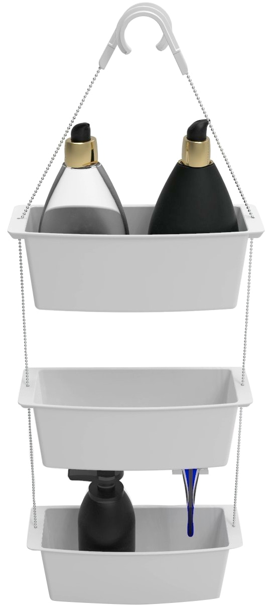Drehregal BISCHOF, B:29cm H:69cm T:13cm, weiß, Polypropylen, Regale, "Easy"