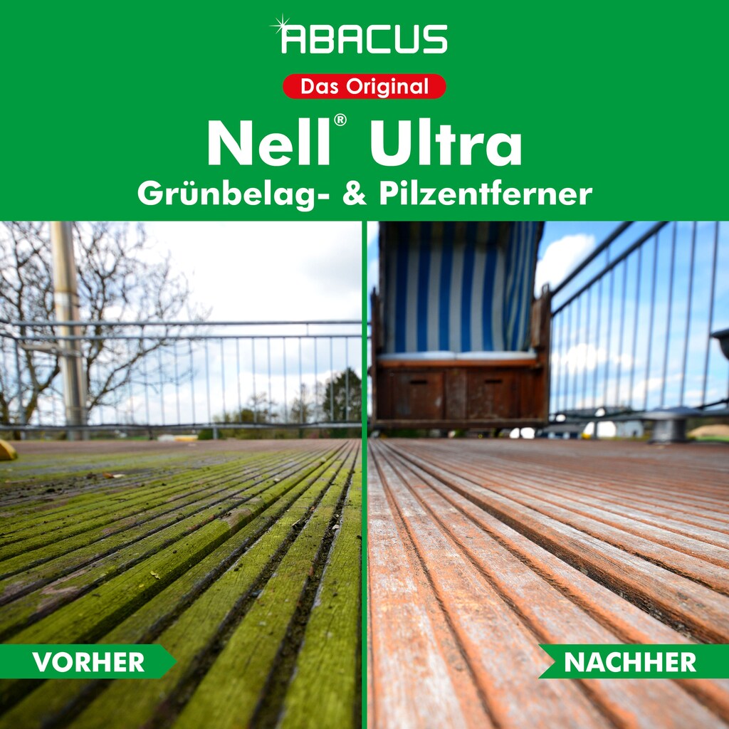 ABACUS Grünbelagentferner »NELL ULTRA«, (Set, 5 St.)