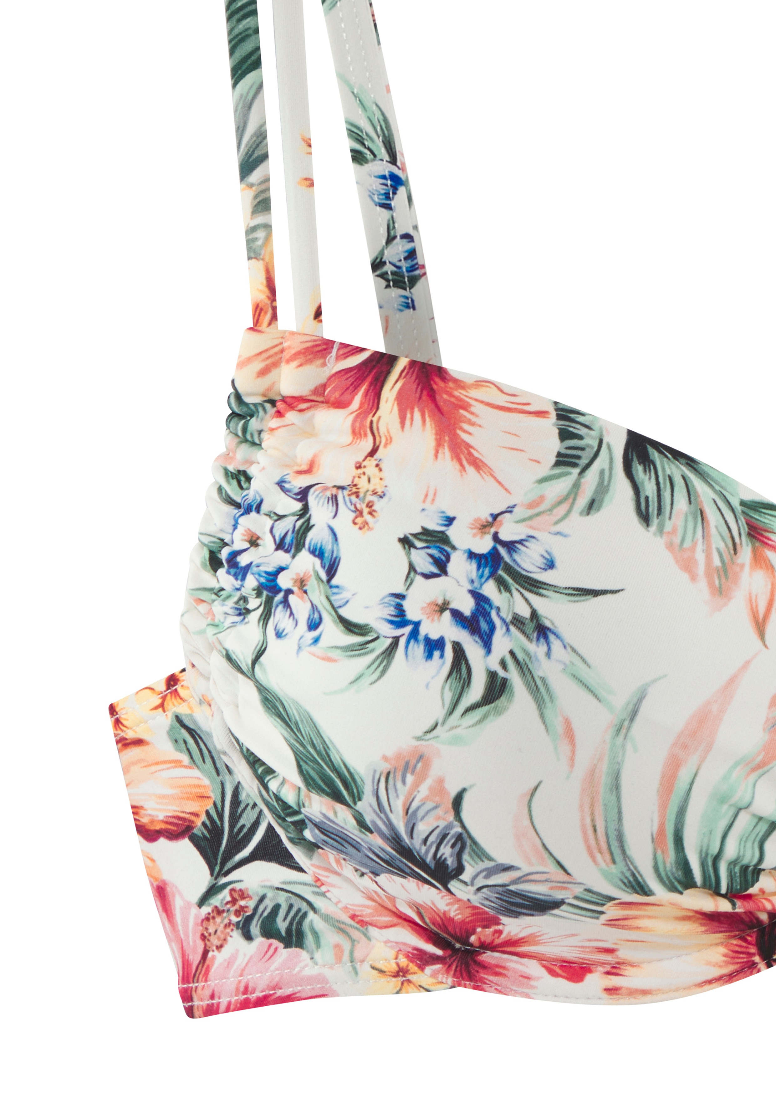 Thumbnail - LASCANA Bügel-Bikini-Top "Salsa", mit tollem Blumenprint