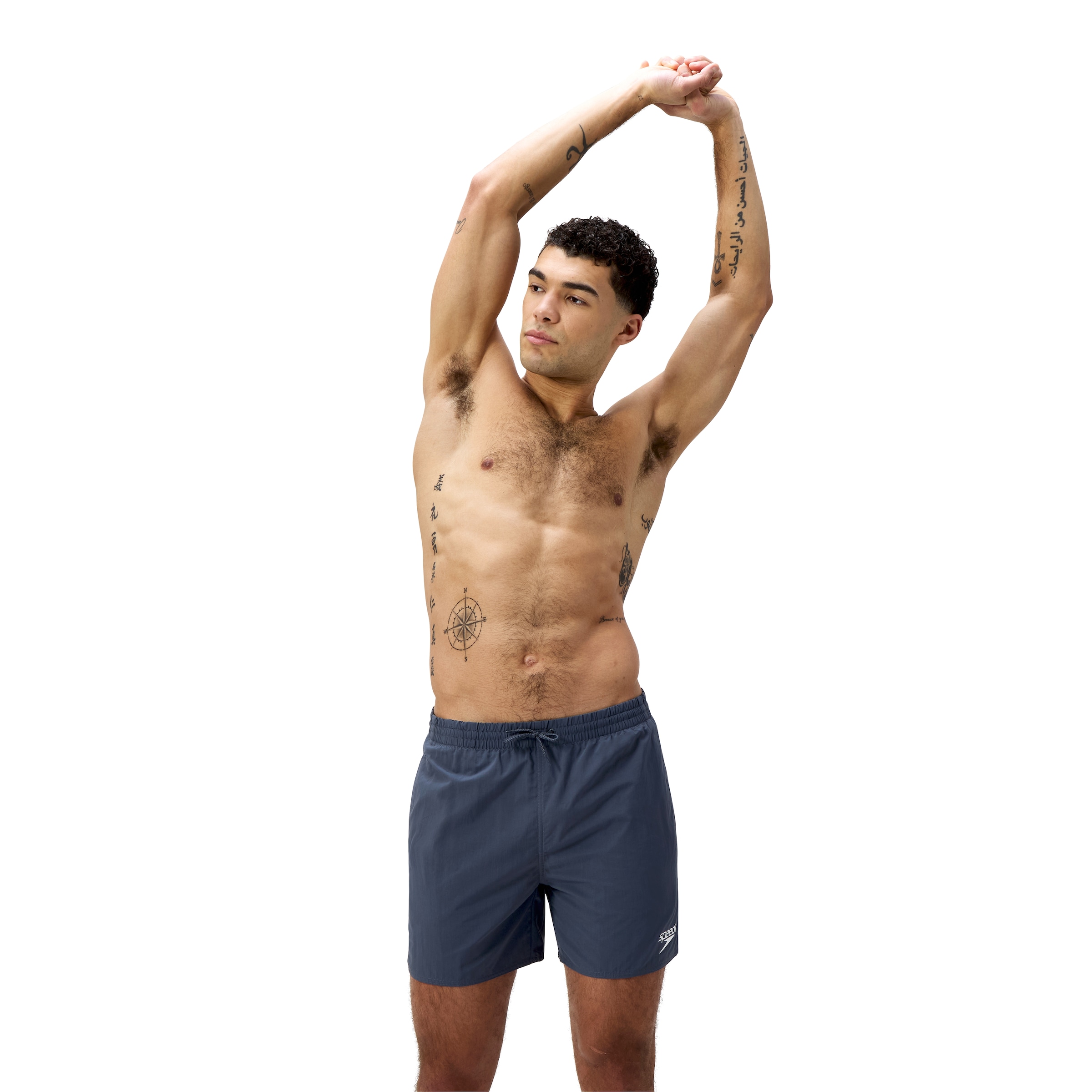 Speedo Badeshorts "Mens Essential 16" Watershort" mit seitlichem Taschenentwässerungssystem, aus leichtem Nylongewebe