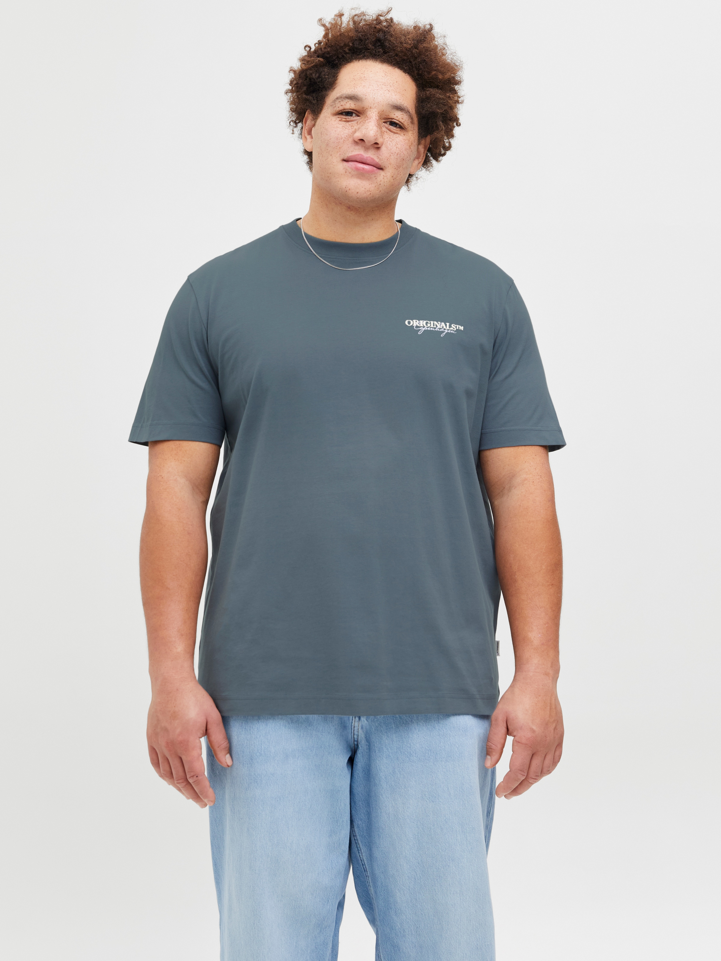 Jack & Jones PlusSize Kurzarmshirt "JORISLINGTON TYPE TEE SS CREW NECK PLS" günstig online kaufen