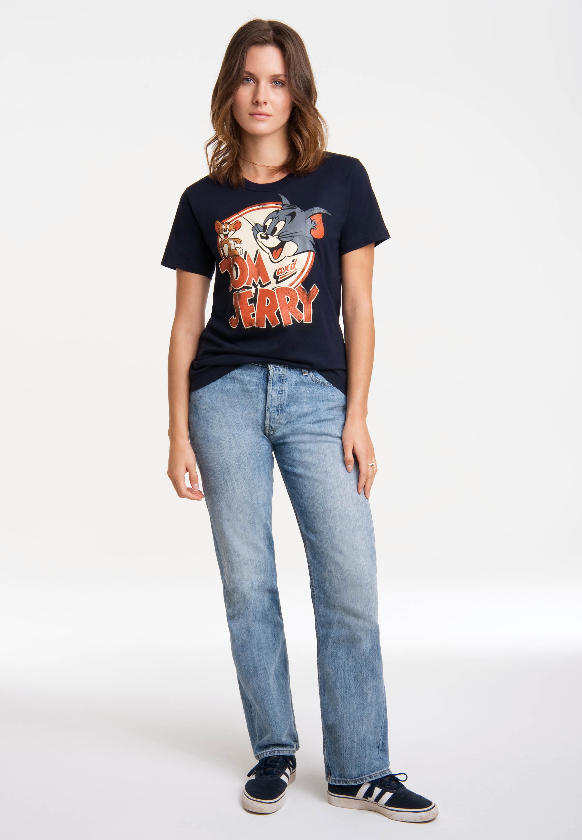 LOGOSHIRT T-Shirt »Tom & Jerry«, mit lizenziertem Print