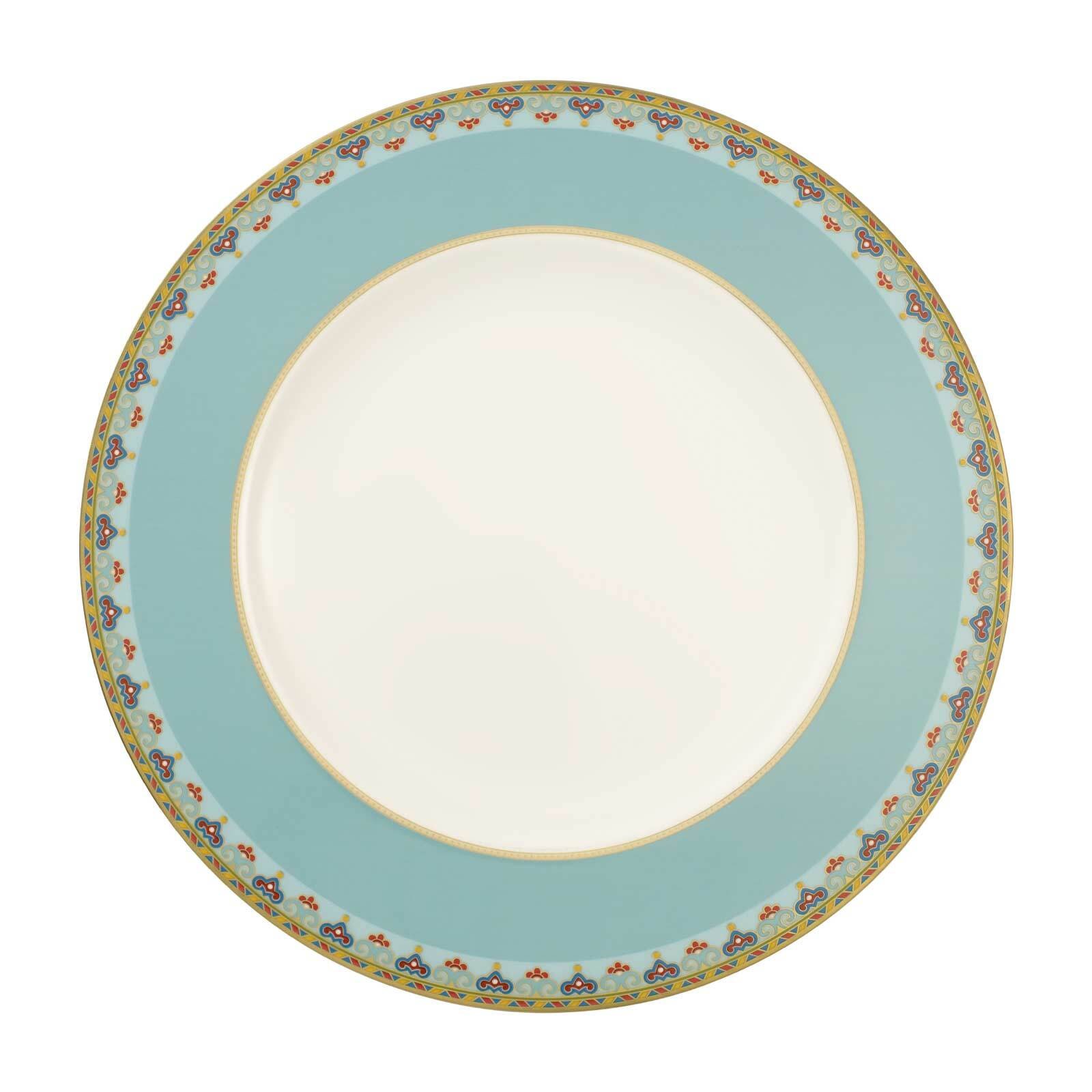 Villeroy & Boch Speiseteller "Speiseteller Samarkand Aquamarin ø 27,7 cm bunt"