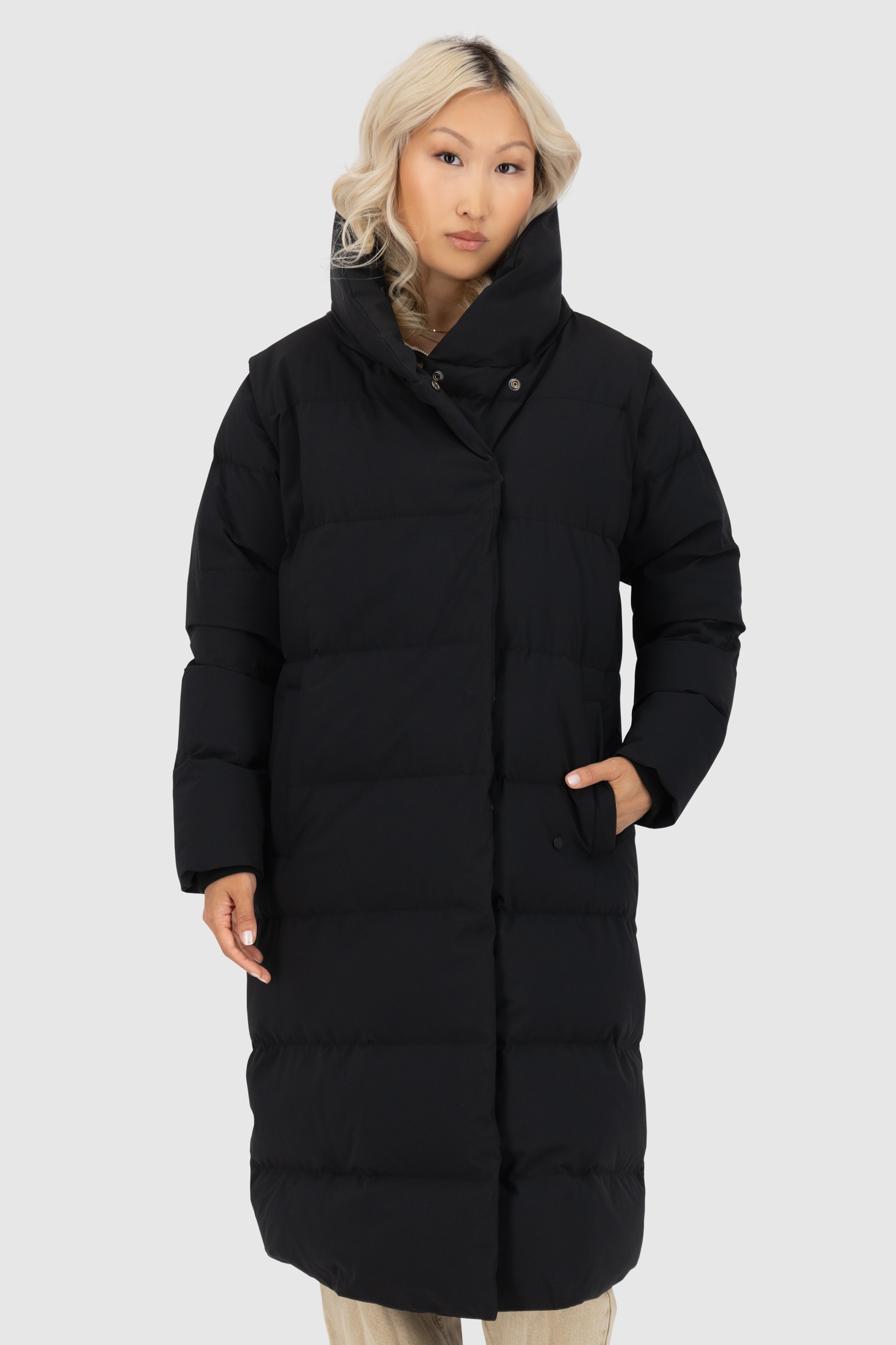 Alife & Kickin Steppjacke »Damen FleurAK A Steppjacke, Winterjacke, gefütterte Jacke« Damenmantel und Steppweste in Einem in schmaler Passform