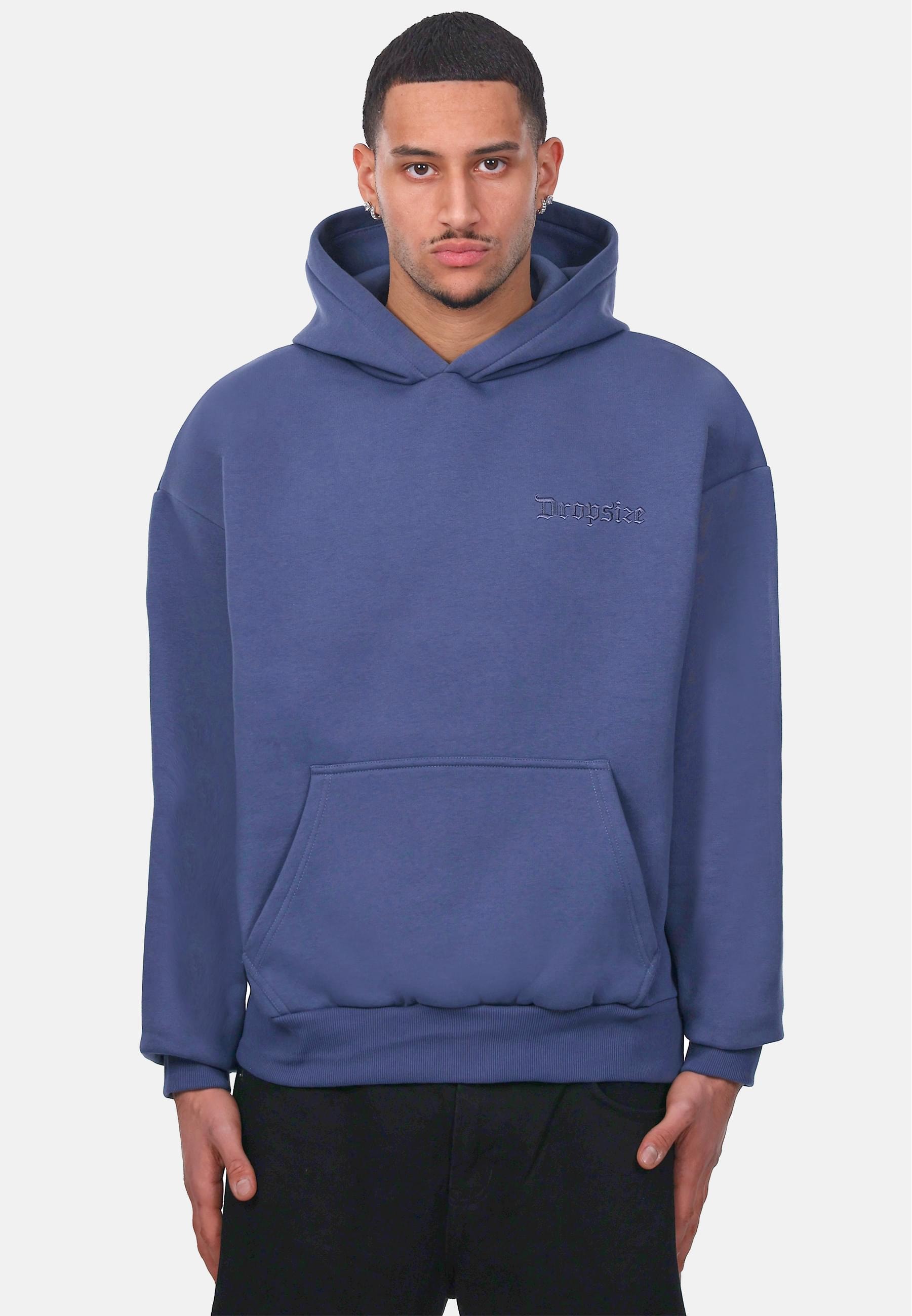 Dropsize Kapuzensweatshirt »Dropsize HEAVY OVERSIZE EMBO HOODIE«, (1 tlg.)