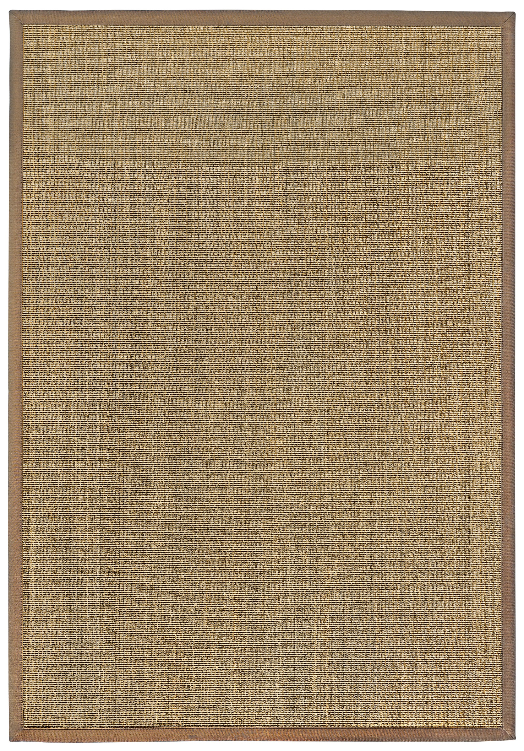 Sisalteppich DEKOWE "Mara S2 mit Bordüre", braun (haselnuss), B:67cm H:5mm L:133cm, Sisal, Teppiche, Sisalteppich, Flachgewebe, Material: 100% Sisal, Wohnzimmer, Kundenliebling 2