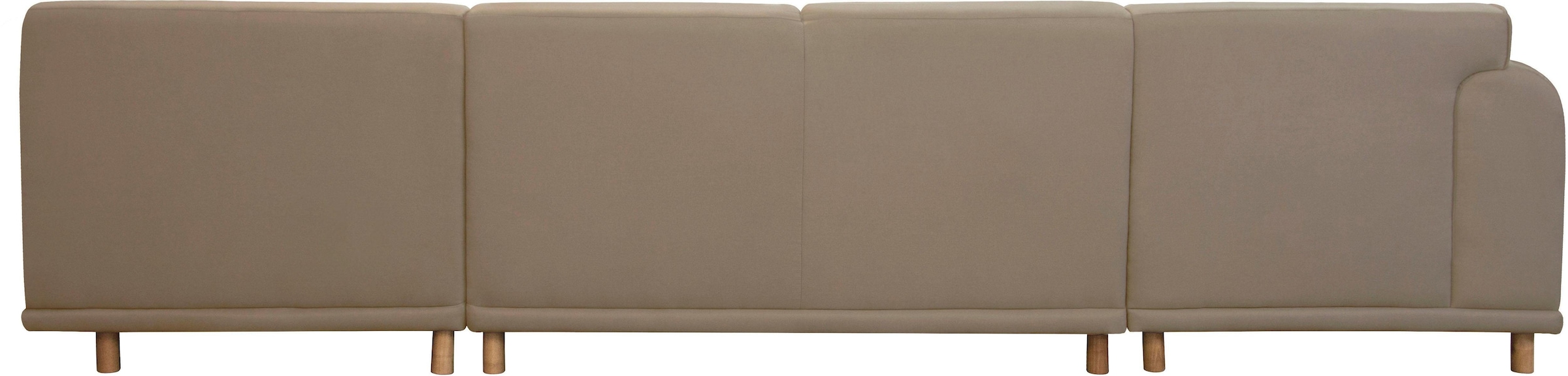andas Wohnlandschaft »Maroon U-Form«, in skandinavischem Design, mit losen Kissen