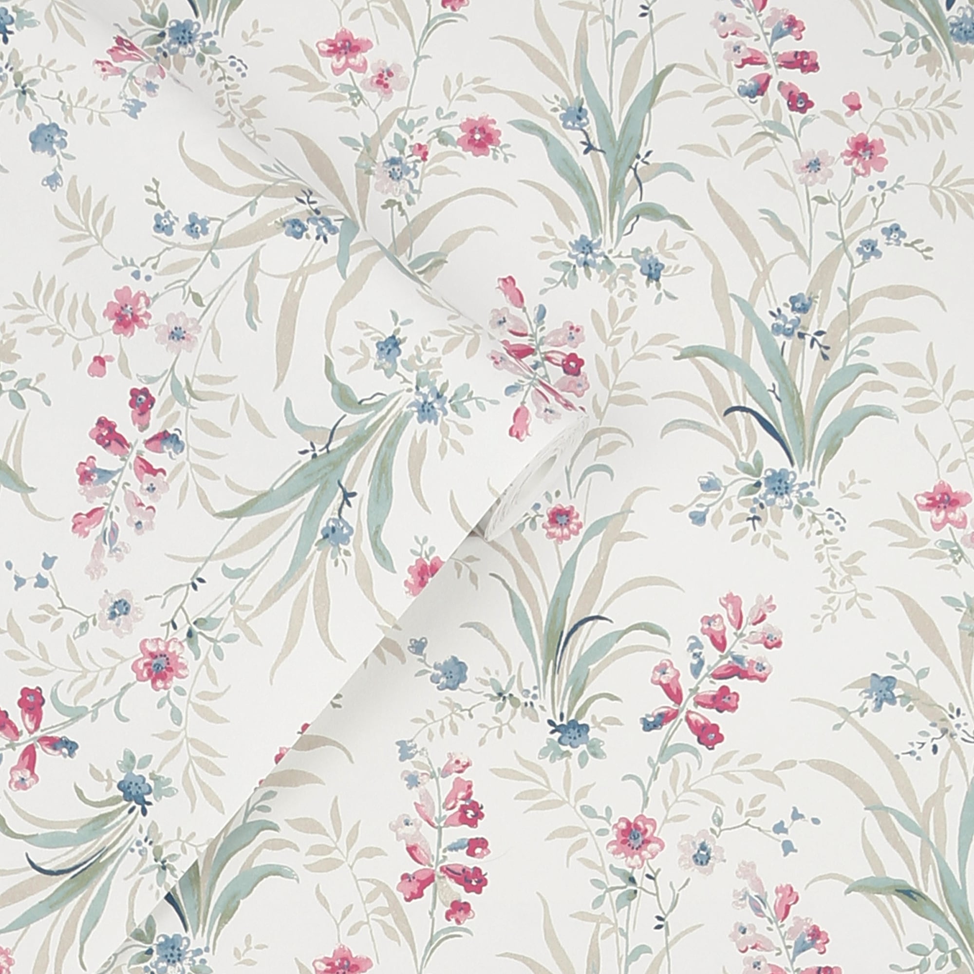 LAURA ASHLEY Vliestapete »Mosedale Posy«, geblümt, 10mx52cm (ca. 5m2)