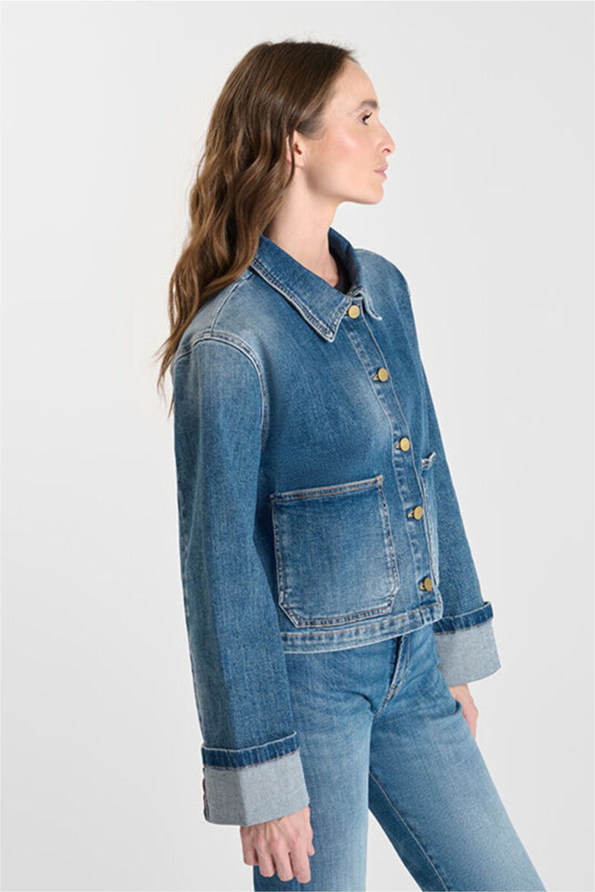 Le Temps Des Cerises Jeansjacke »ALESKA« im klassischen Design