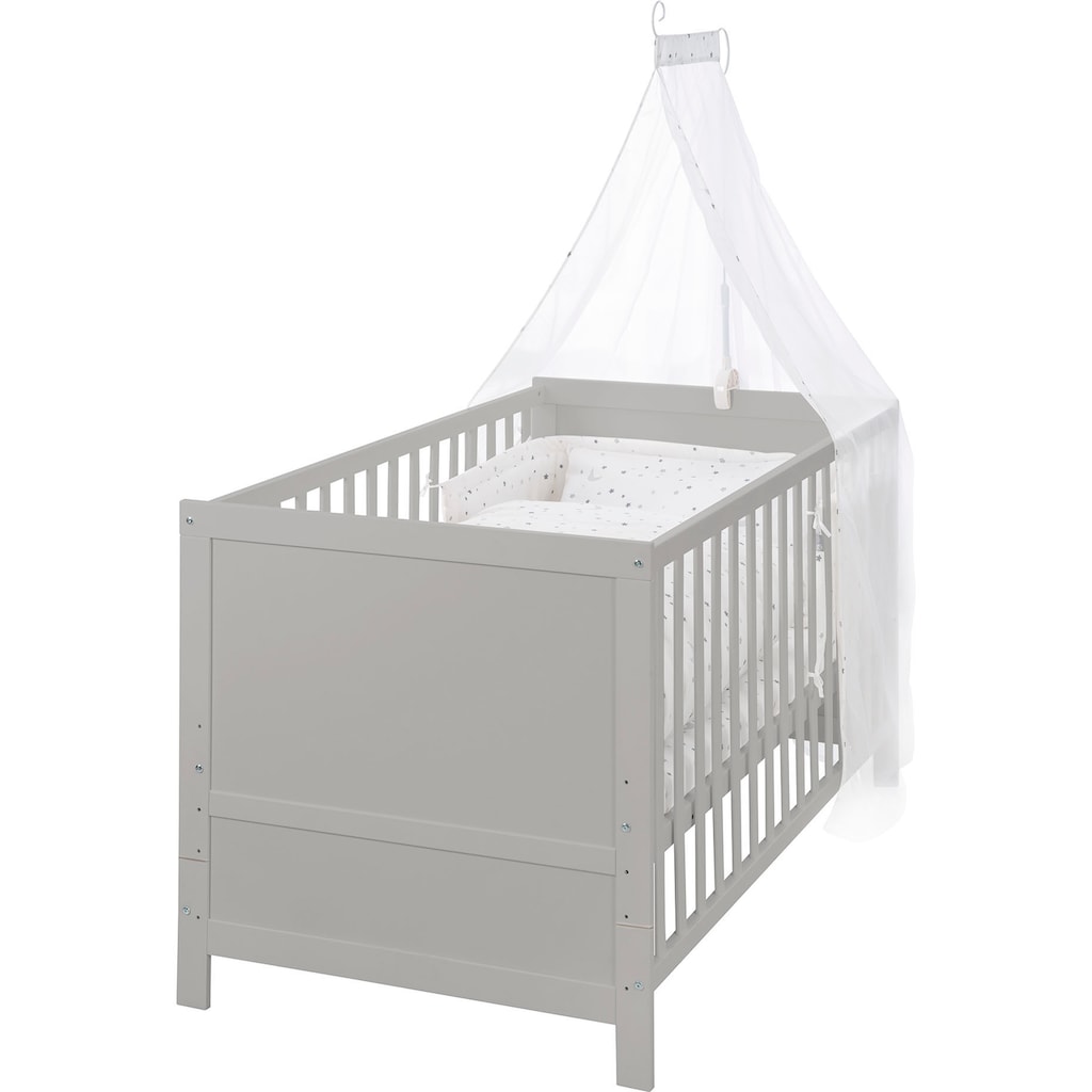 roba® Komplettbett »Sternenzauber, taupe«, (7 tlg.)