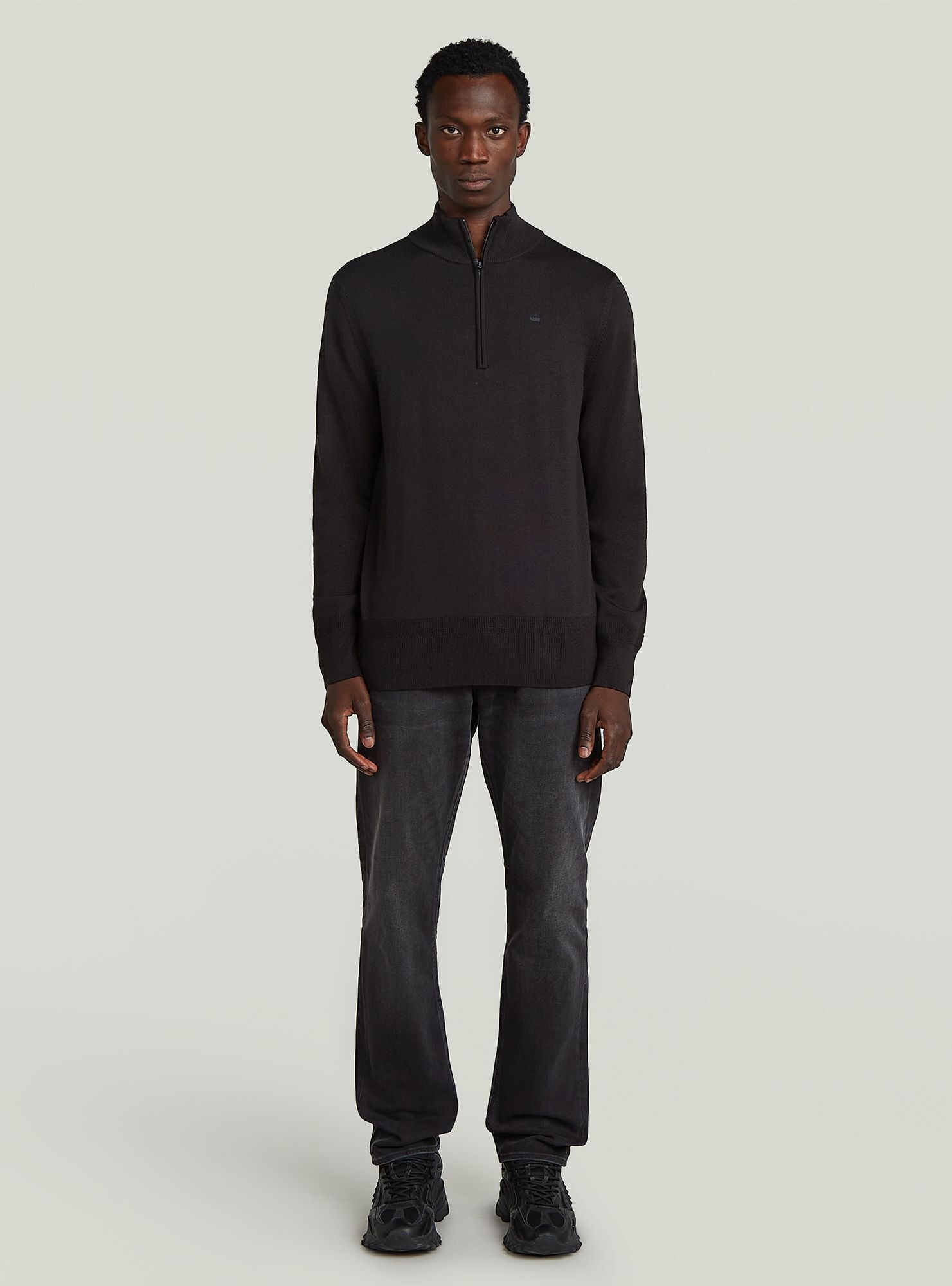 G-STAR Longpullover »Premium Core Half Zip Knit«