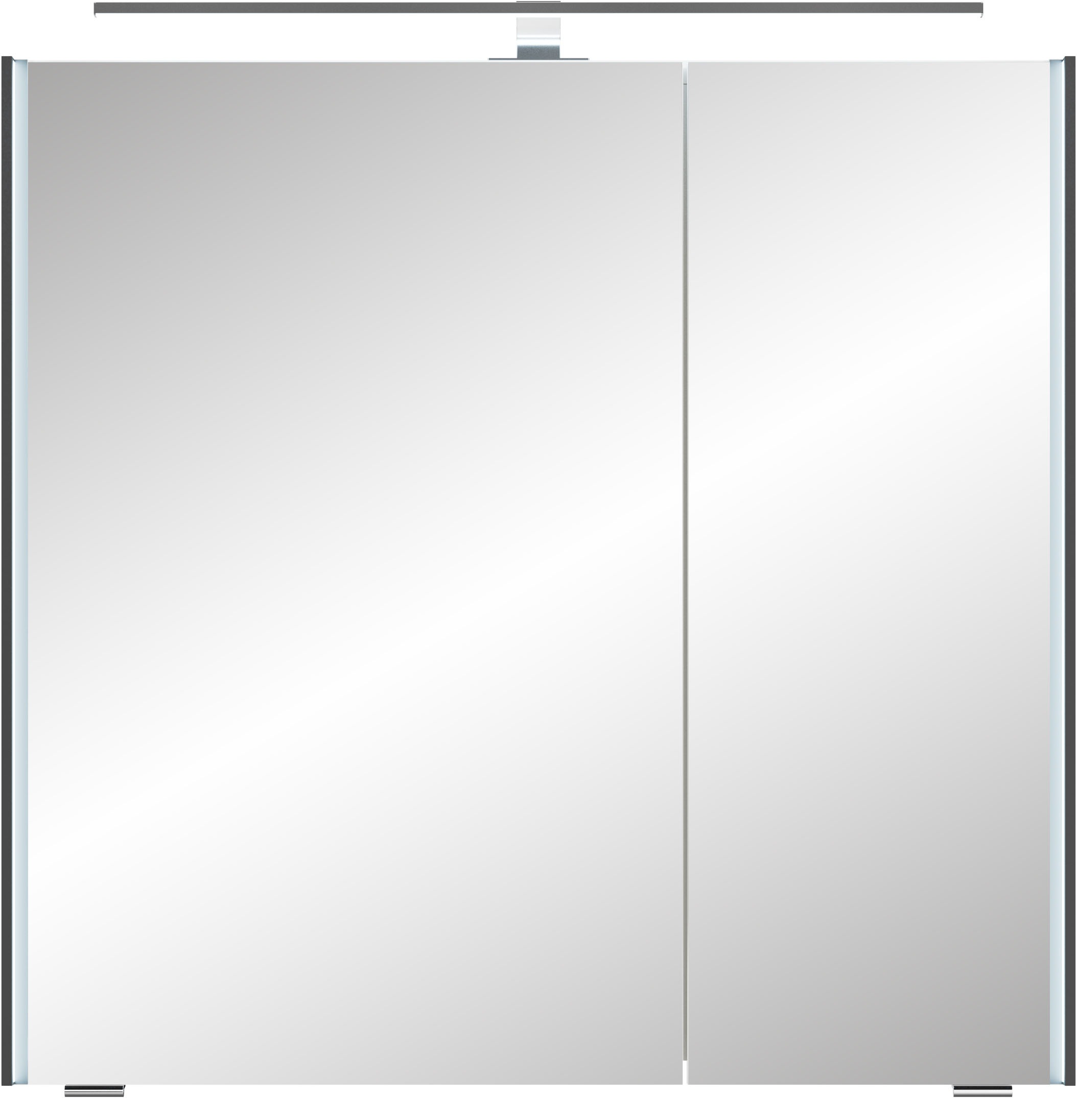 Saphir Badmöbel-Set »Serie 7045 2-teilig Mineralmarmor-Waschtisch mit LED-Spiegelschrank«, (Set, 2 St.), Badezimmer-Set 73,2 cm breit, inkl. Türdämpfer, 2 Türen, 2 Schubladen
