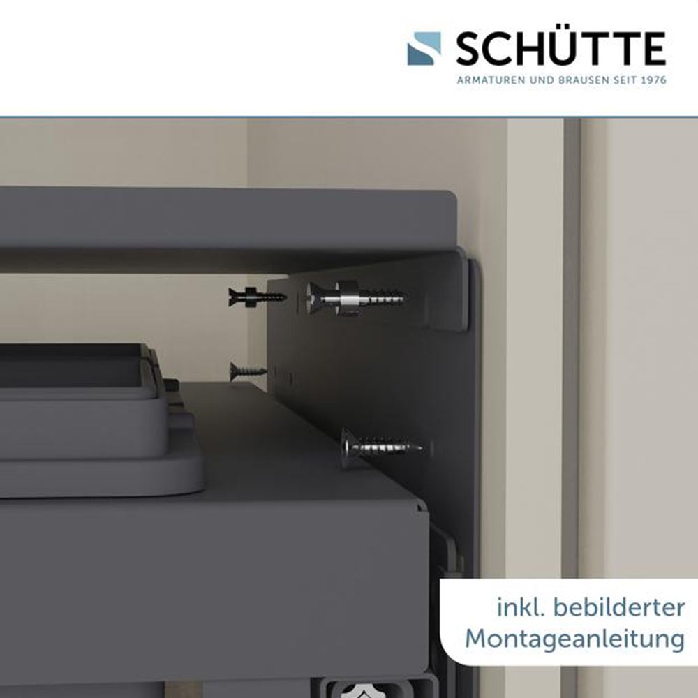 Schütte Mülltrennsystem »Aquastar«, 2 Behälter, zum Einbau, 60cm, 2 Fächer, Auszug, Deckel