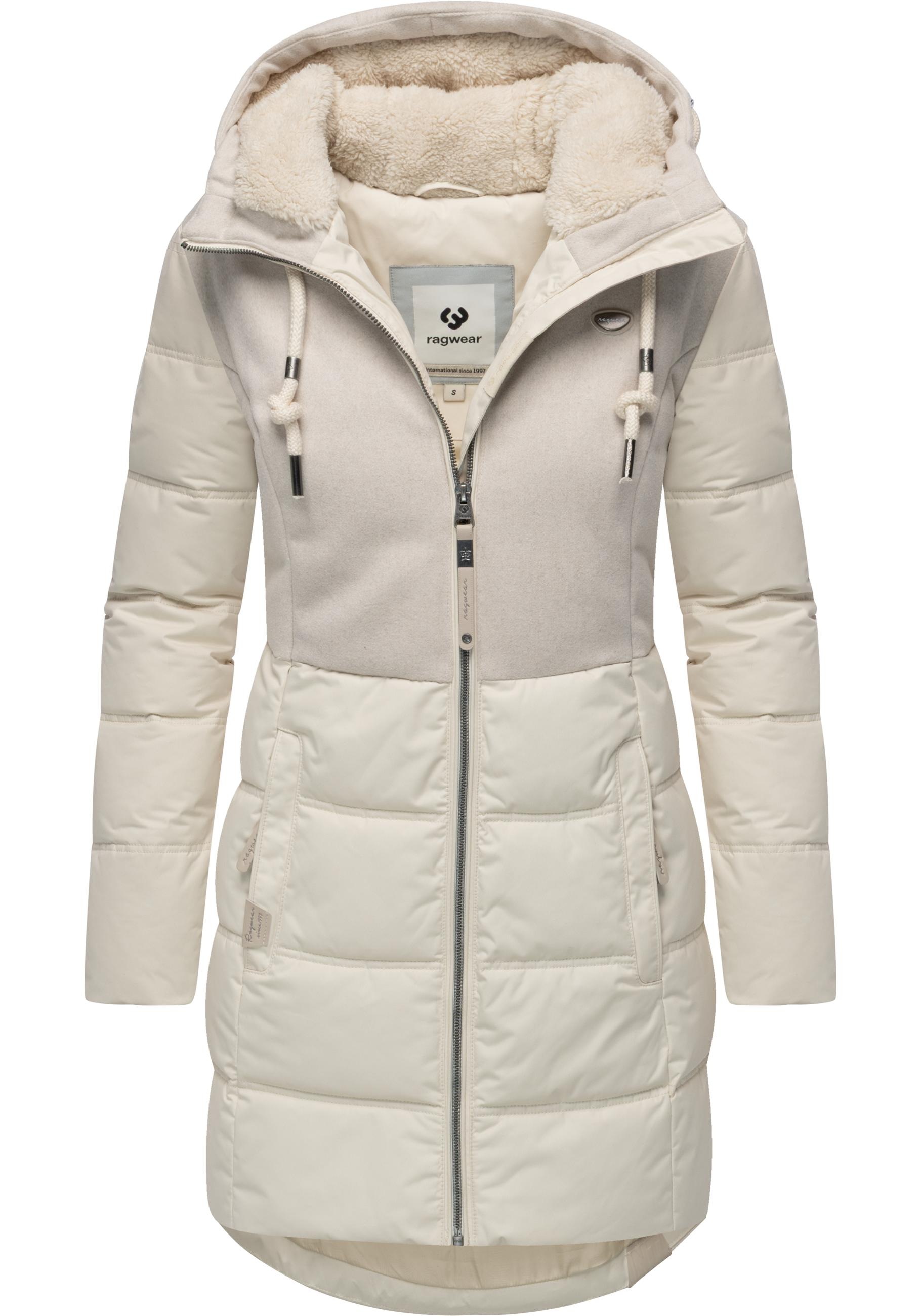 Ragwear Winterjacke »Ashani Block Intl.«, mit Kapuze, stylischer Winterparka mit gefütterter Kapuze