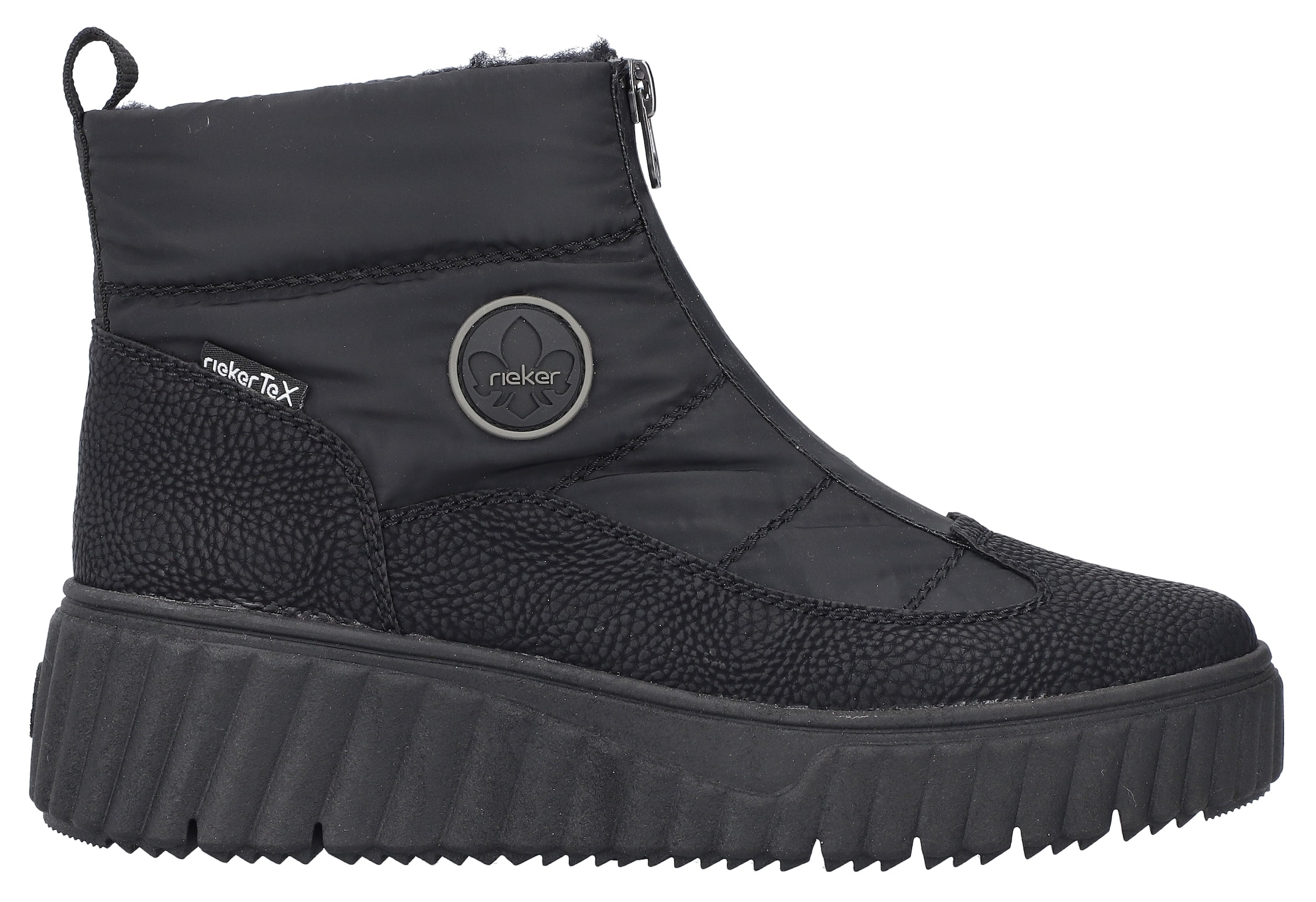 Rieker Winterboots, Outdoorboots, Snowboots mit Reißverschluss am Rist