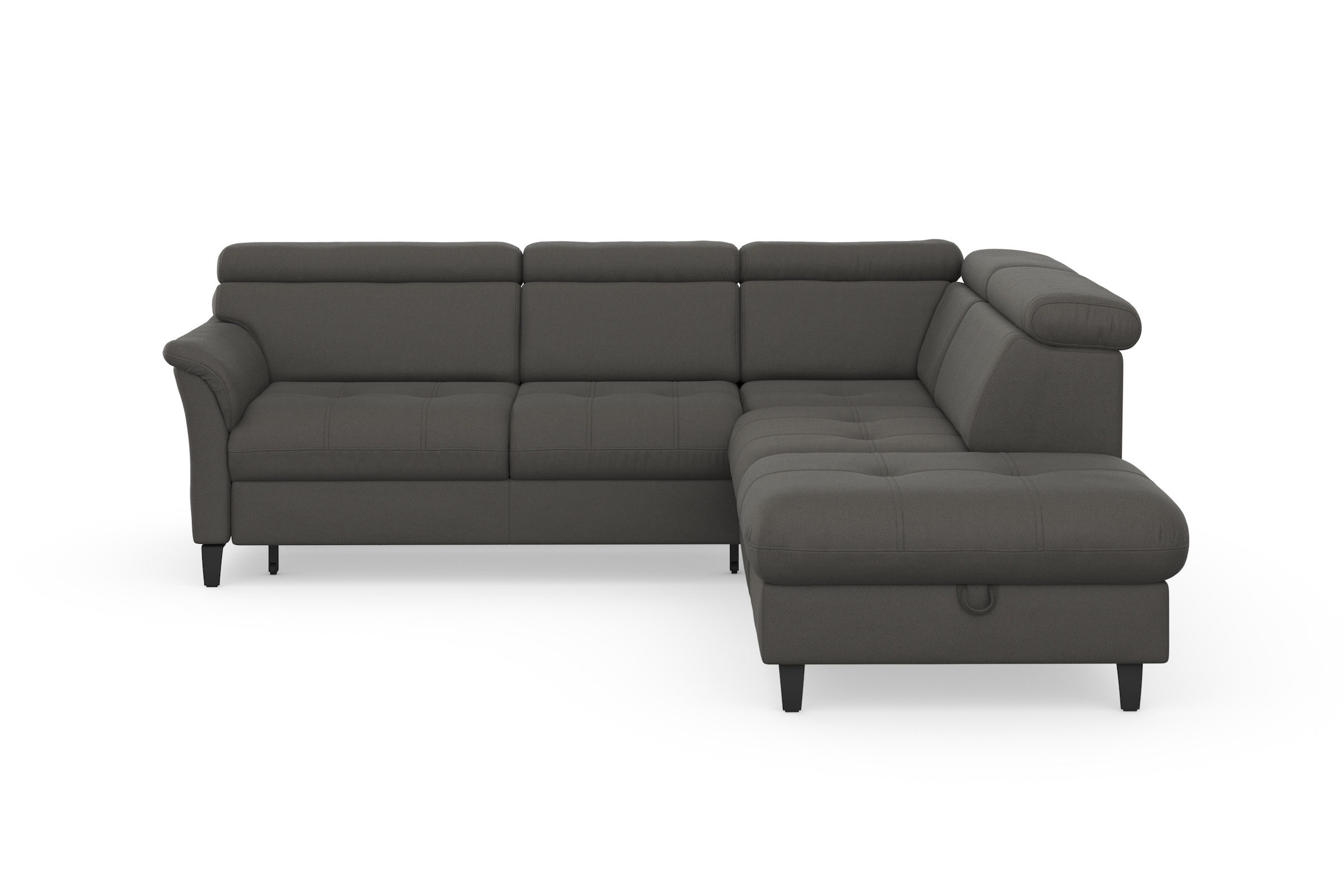 sit&more Ecksofa "Marano L-Form" inklusive Kopfteilverstellung, optional Schlaffunktion & Bettkasten