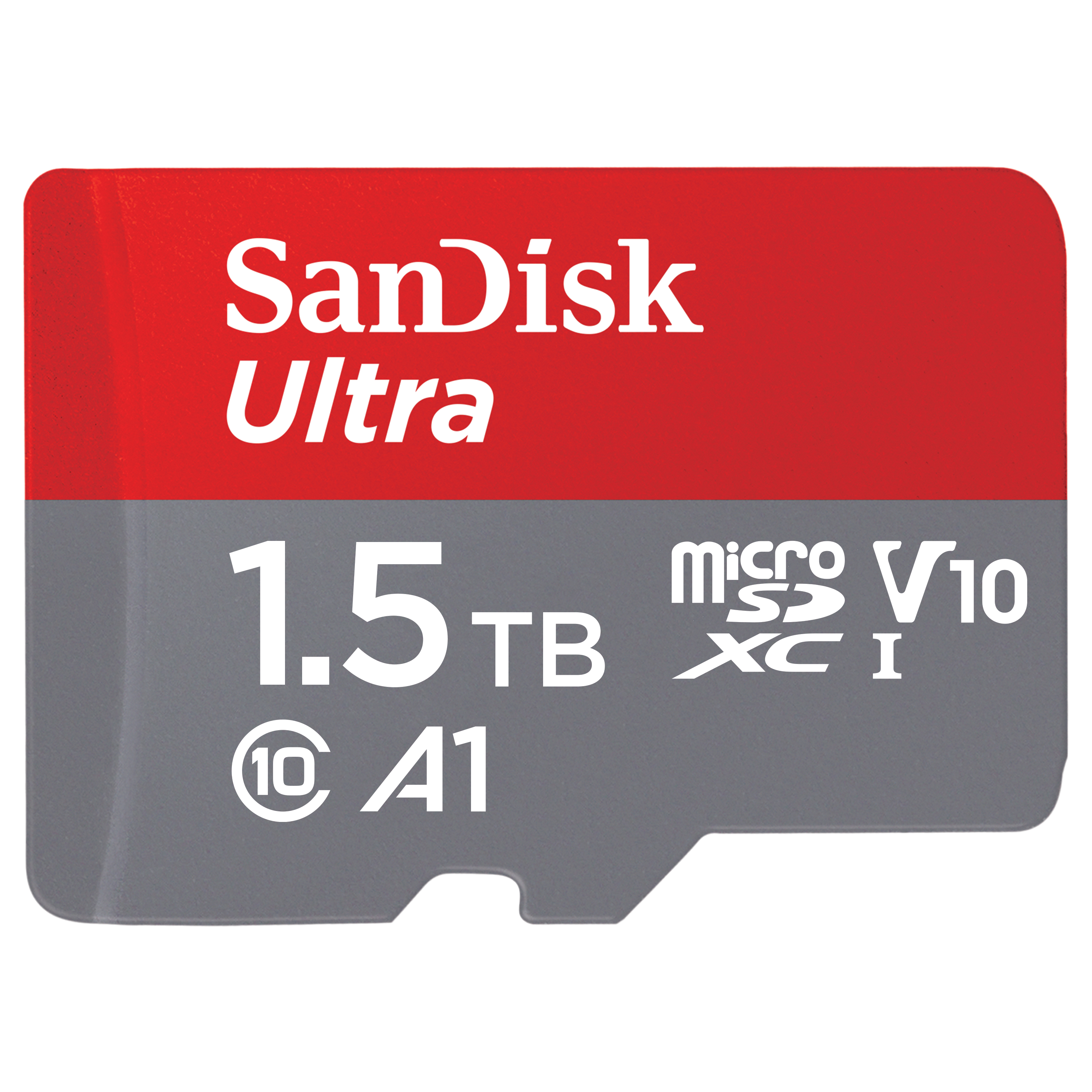 SANDISK Speicherkarte "microSDXC Ultra 1,5TB, Adapter "Mobile"", 1500 GB, grau, Speicherkarten