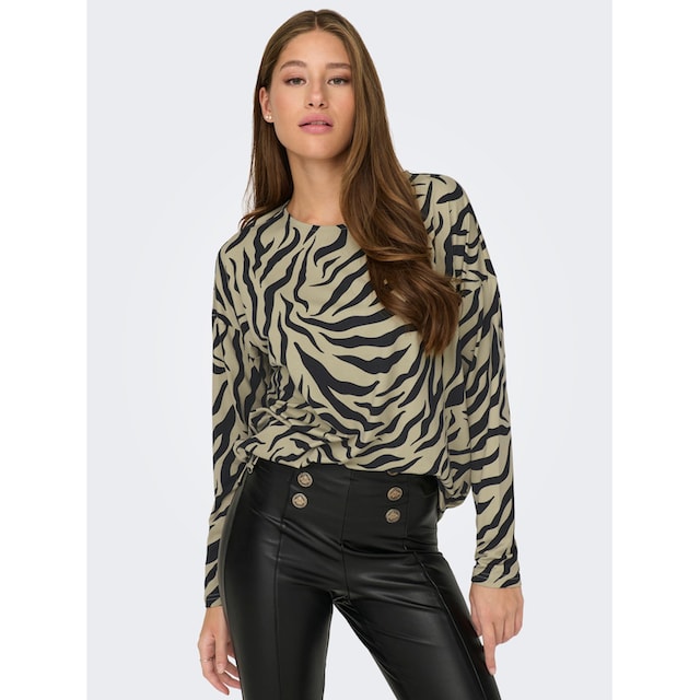 ONLY Langarmshirt »ONLCAMILLE L/S TOP CC JRS« online bestellen | BAUR