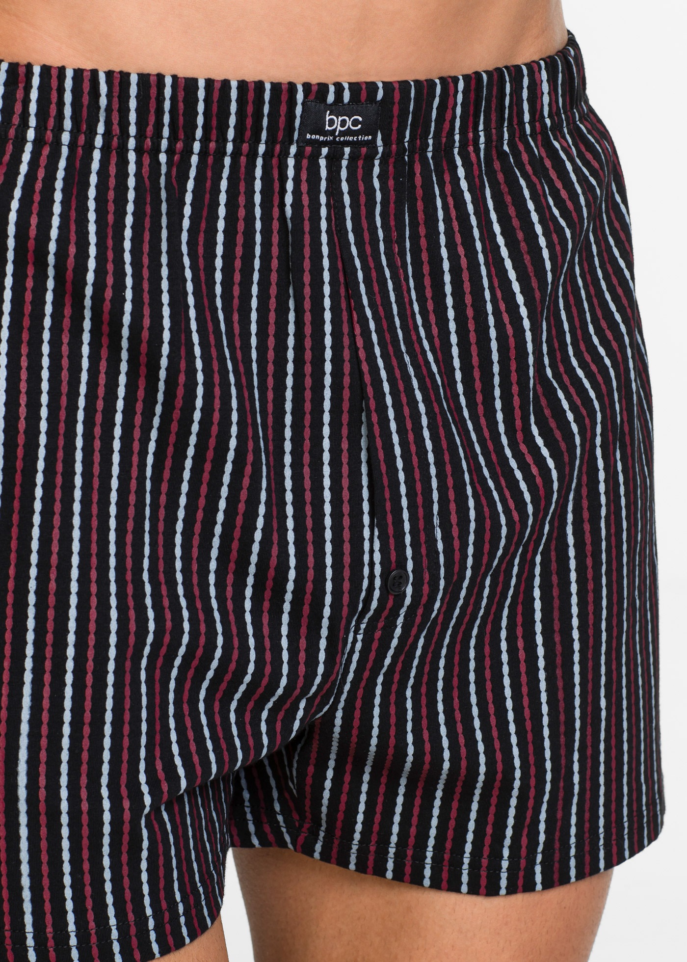 bonprix Boxershorts »Lockere Jersey Boxershorts aus Baumwolle (3er Pack)« Packung, 3, 3 Stk. Lockere Jersey Boxershorts aus Baumwolle (3er Pack)