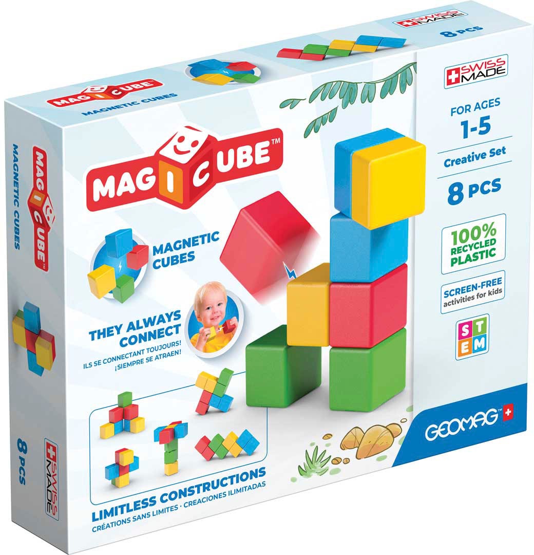 Magnetspielbausteine »GEOMAG™ Magicube Creative Set«, (8 St.), Made in Europe