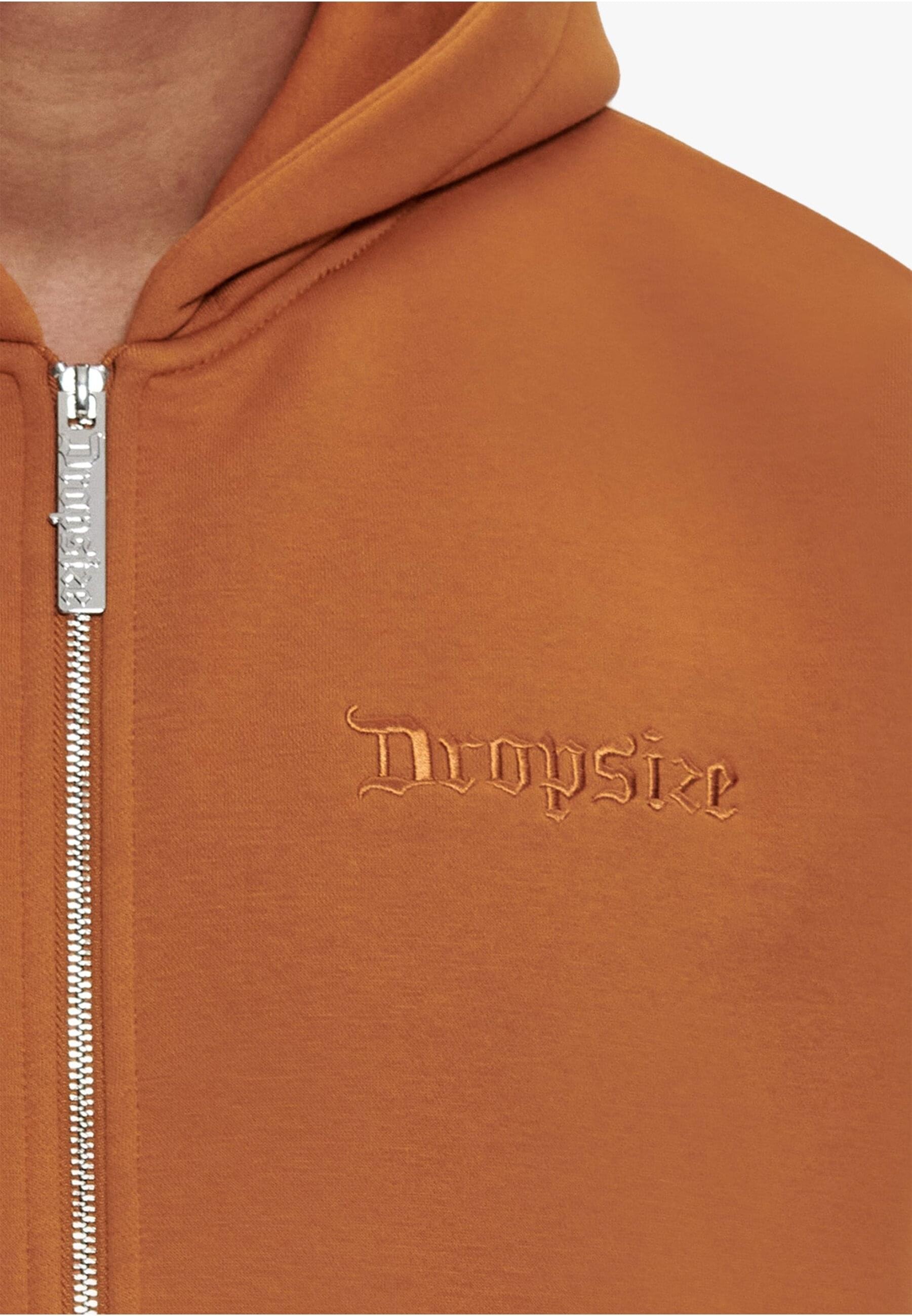 Dropsize Sweatjacke »Dropsize Herren Super Heavy Oversized Zip-Hoodie«