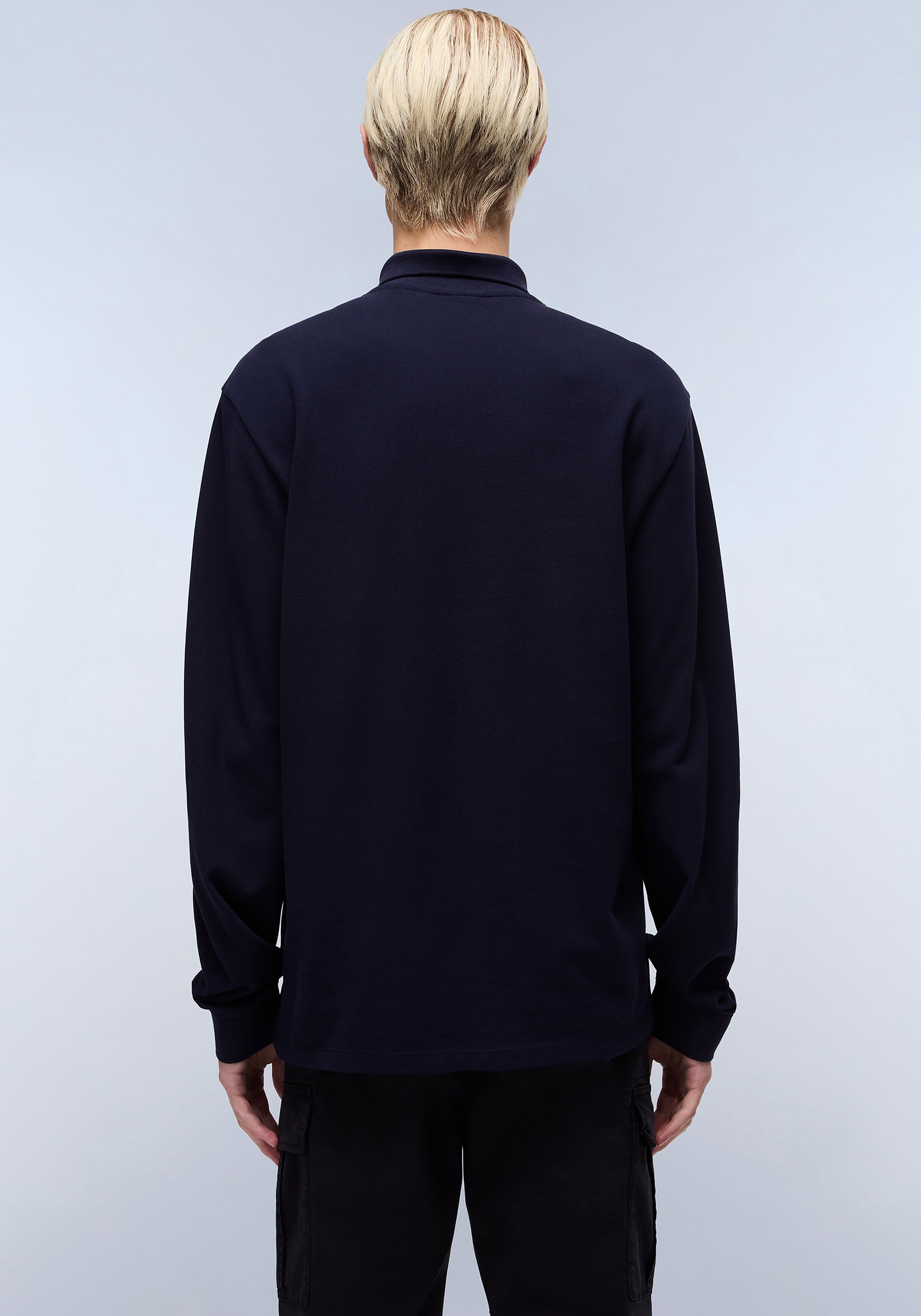 Napapijri Langarm-Poloshirt »EALIS LS 1«, Mit Rundhalsausschnitt