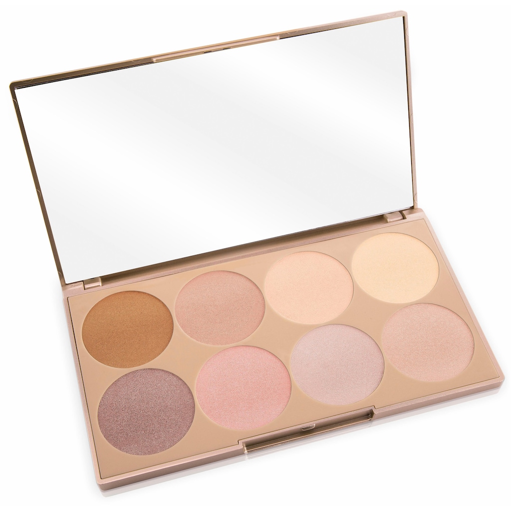 Luvia Cosmetics Highlighter-Palette »Prime Glow - Essential Contouring Shades Vol. 1«, (8 tlg.), 8 Farben