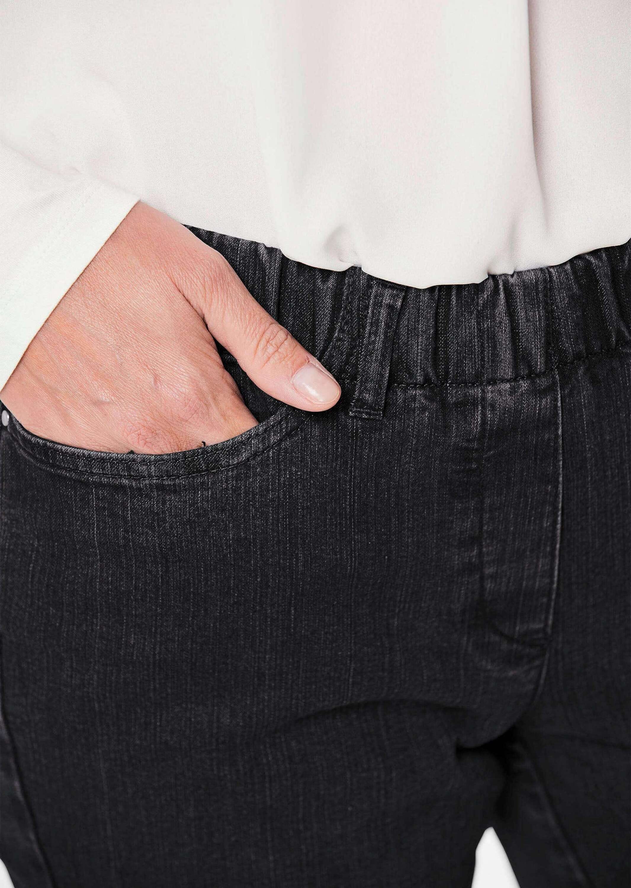 GOLDNER Regular-fit-Jeans »Jeansschlupfhose LOUISA Klassische Jeansschlupfhose LOUISA«