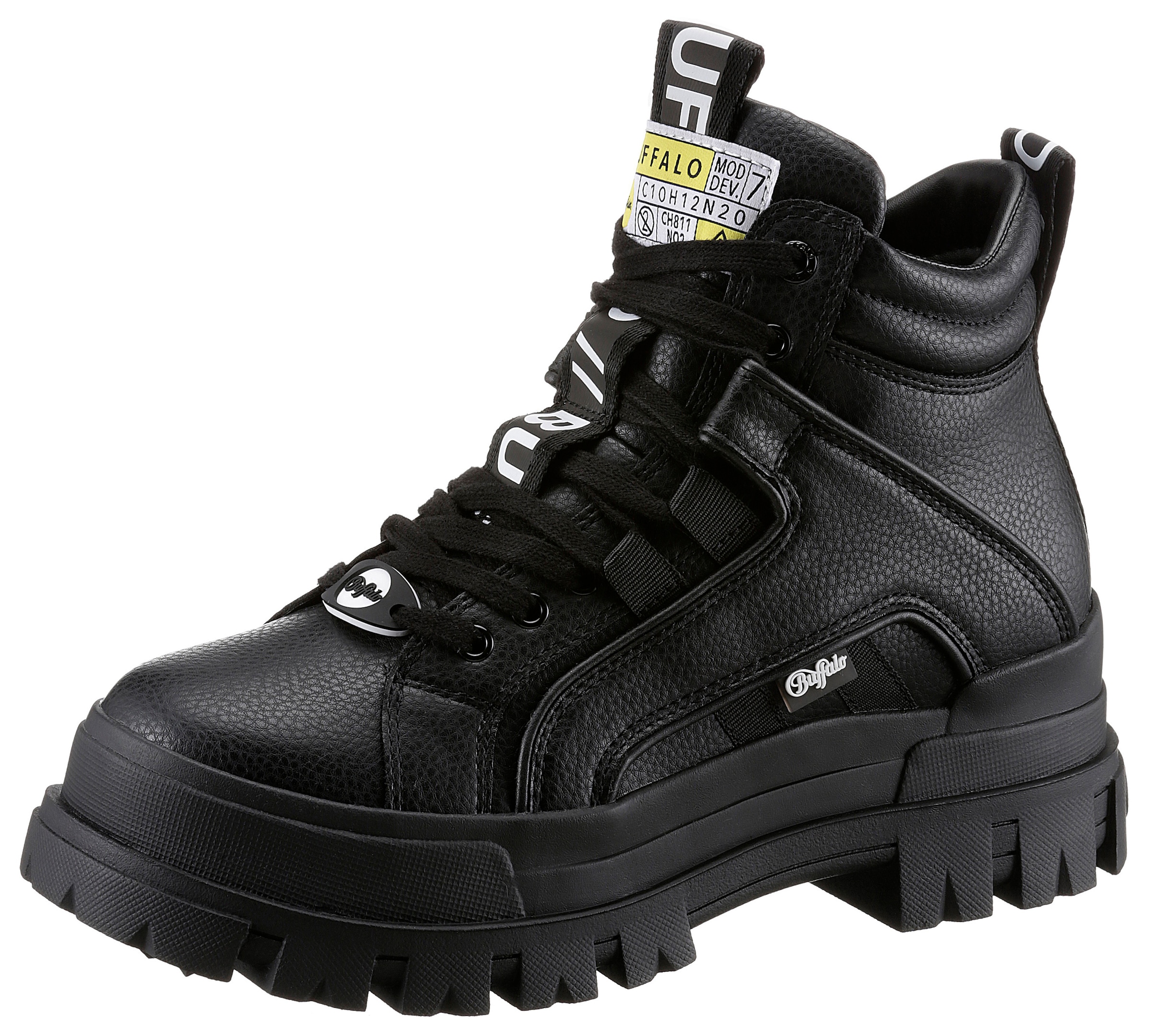 Buffalo Schnürboots "ASPHA NC MID", Schnürstiefelette, High Top Sneaker mit günstig online kaufen