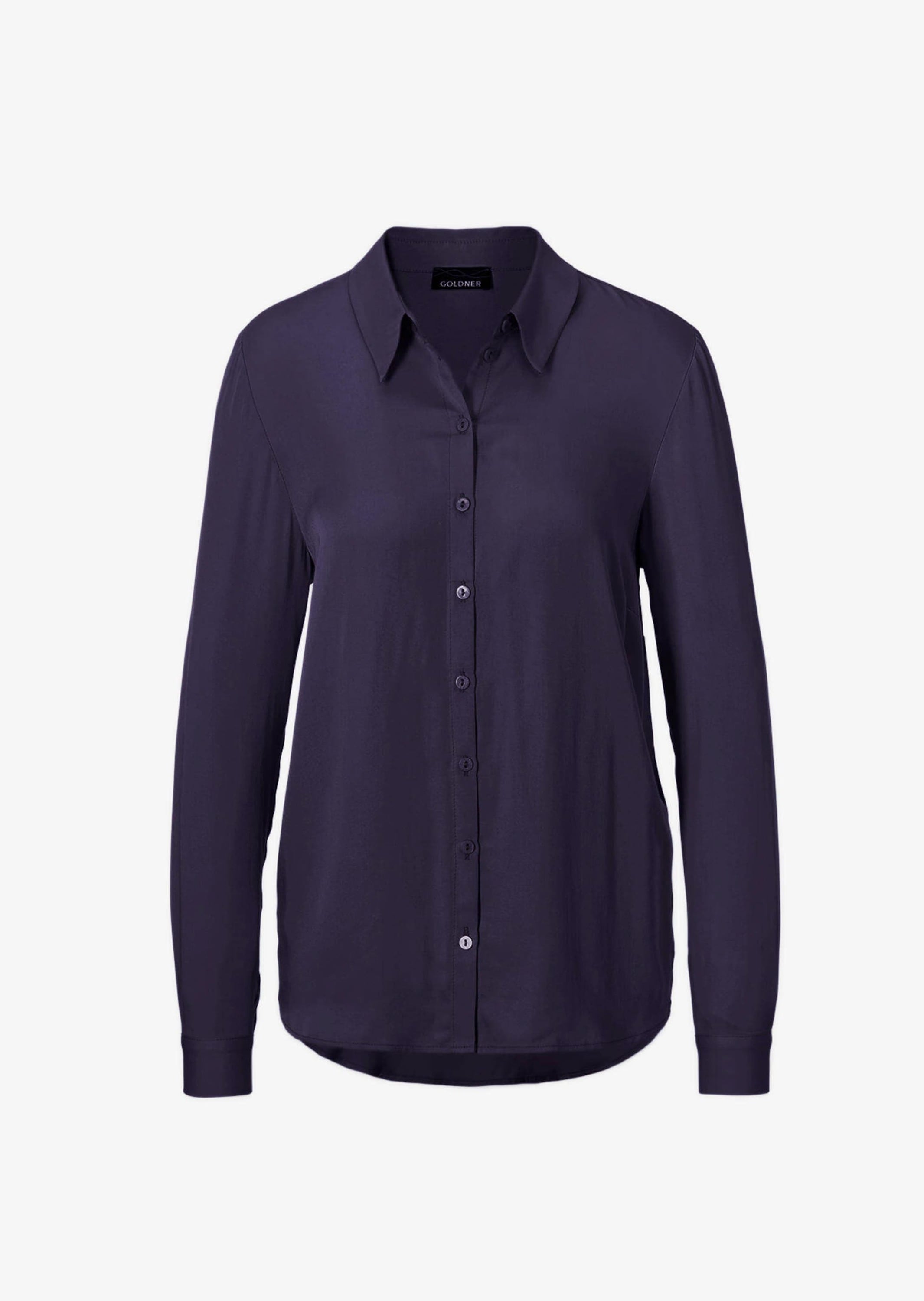 GOLDNER Hemdbluse "Hemdbluse mit durchgehender Knopfleiste" Bewegungsfalte günstig online kaufen